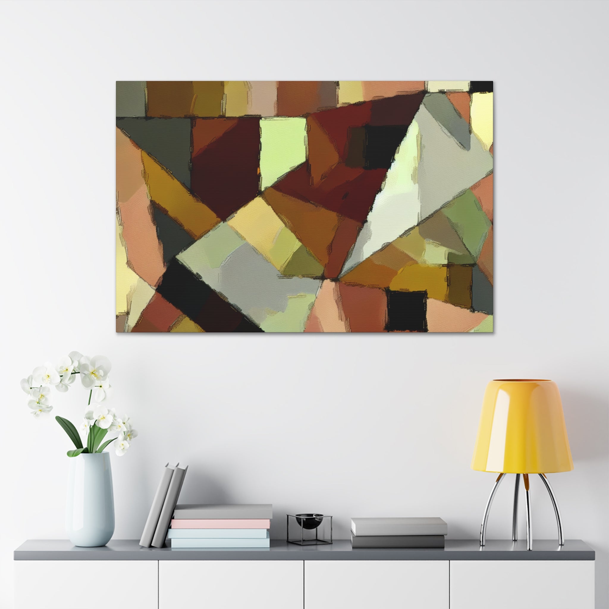 Fractured Earth and Rhythm | Canvas