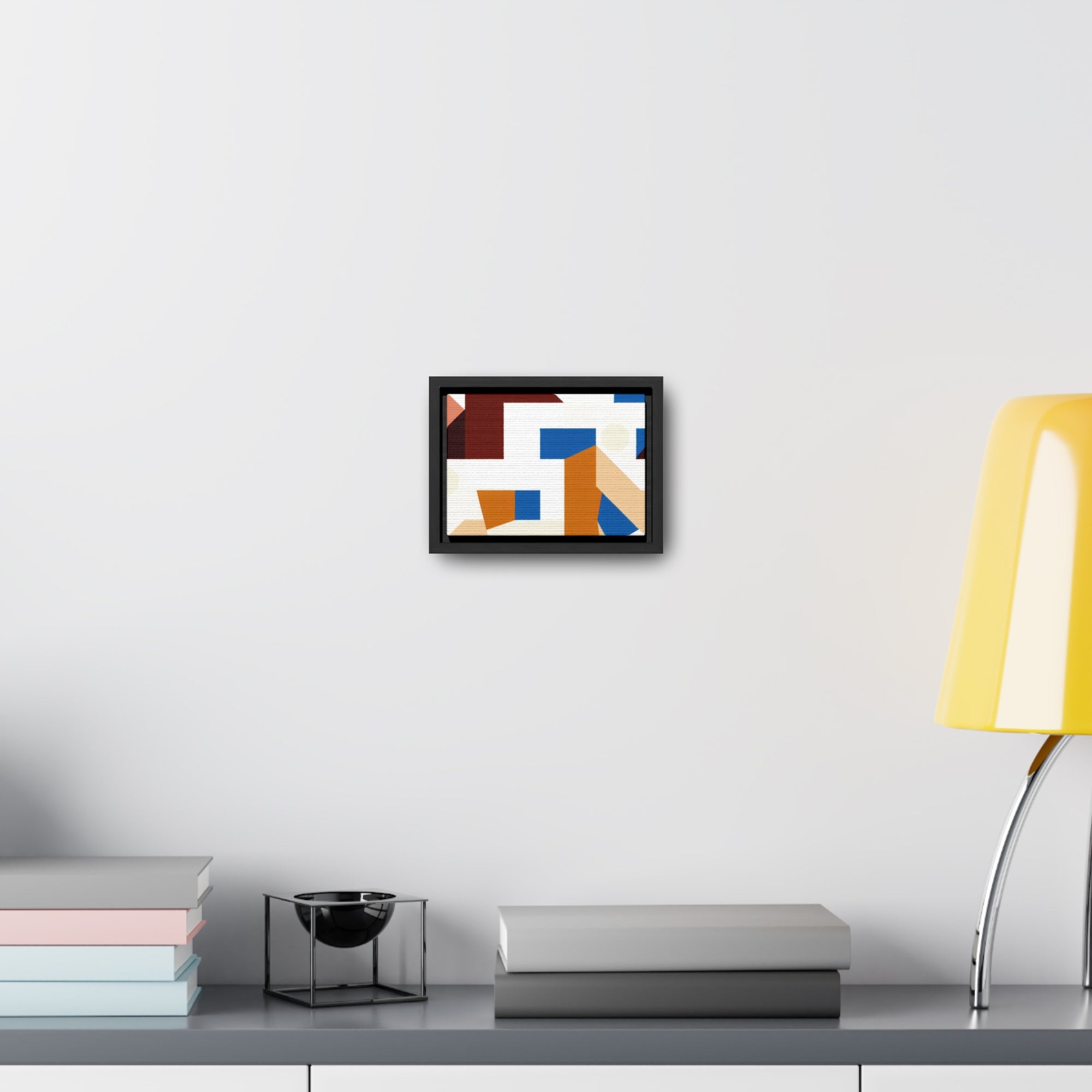 Rhythmic Fragments of Color | Framed Canvas