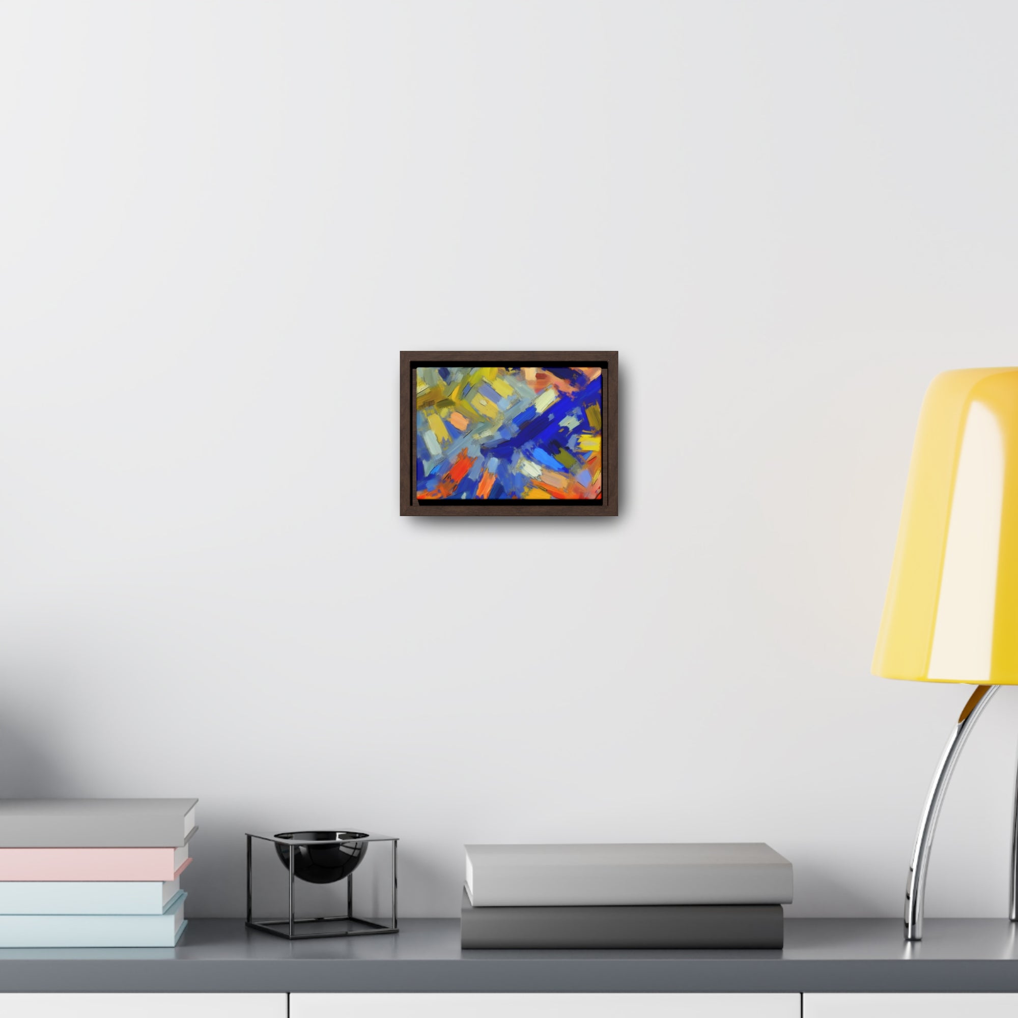 Chromatic Dance of Emotion | Framed Canvas