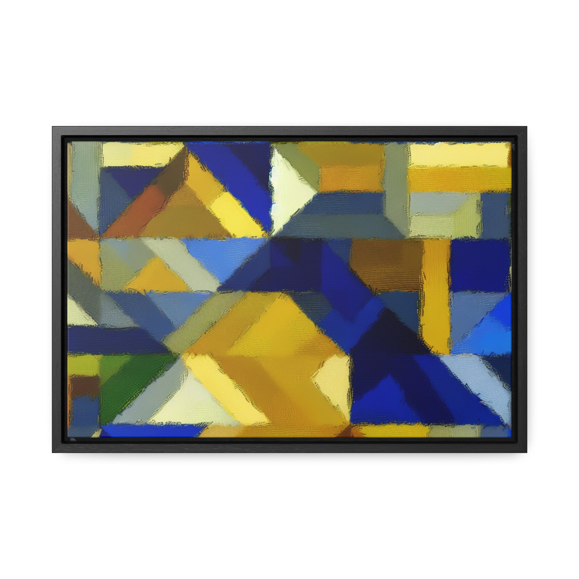 Fractured Vibrance and Motion | Framed Canvas