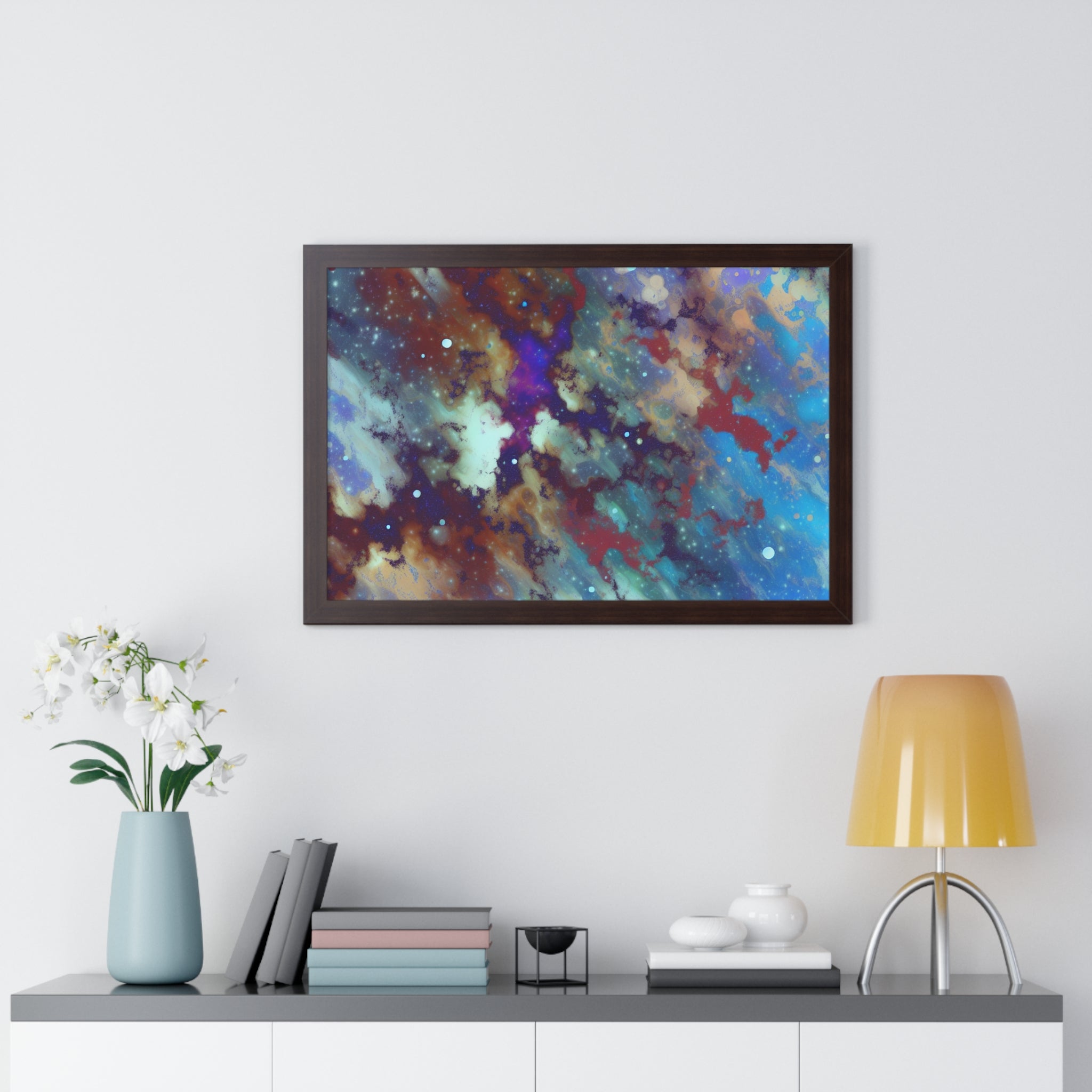 Stellar Whispers and Cosmic Dreams | Framed Print