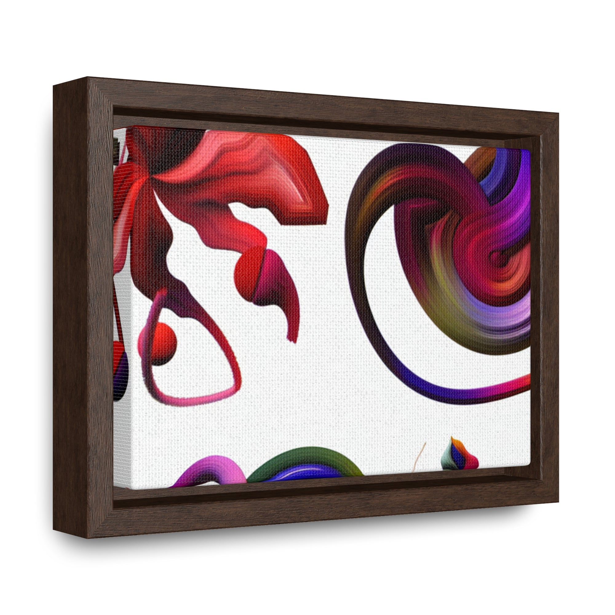 Botanical Whirl and Bloom | Framed Canvas