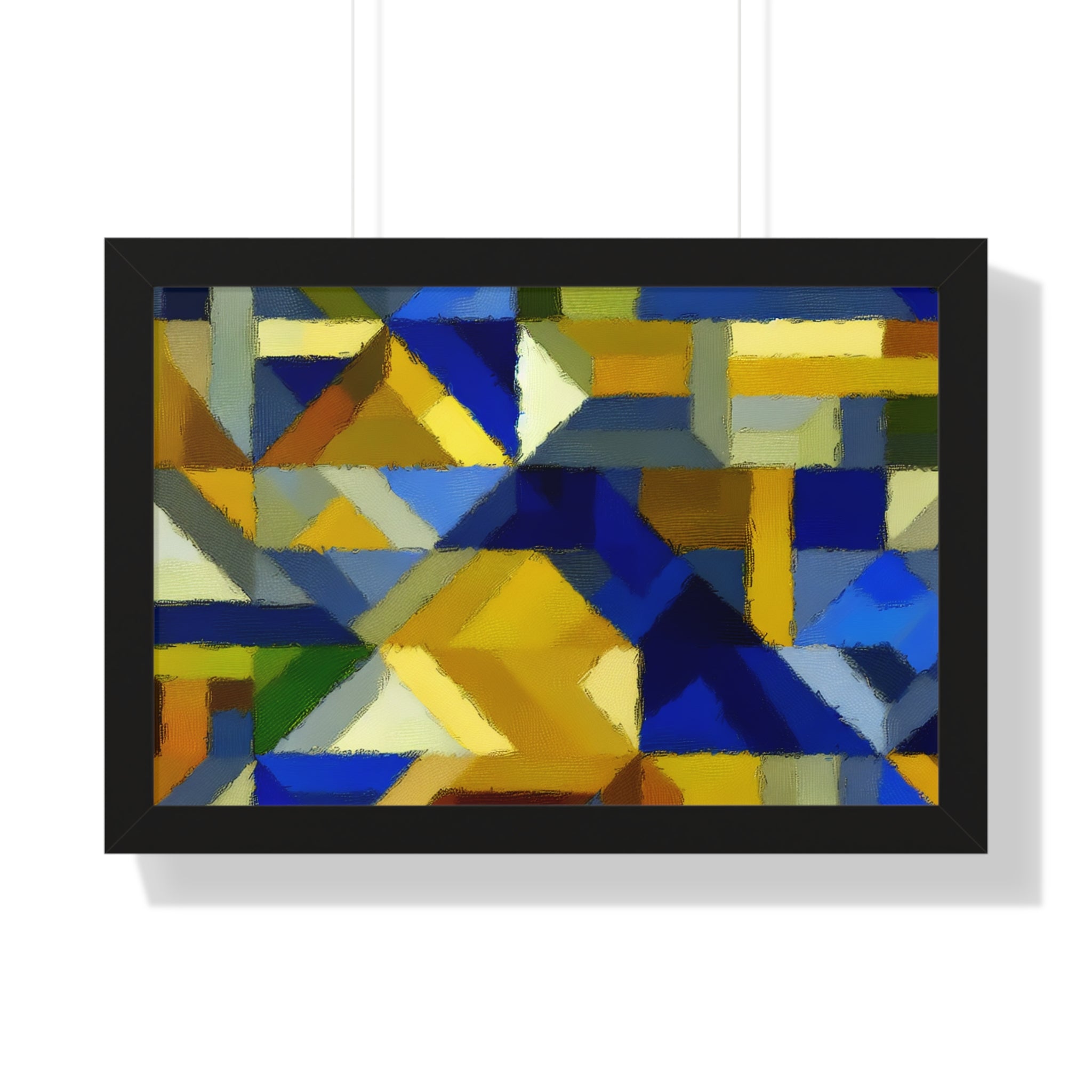 Fractured Vibrance and Motion | Framed Print