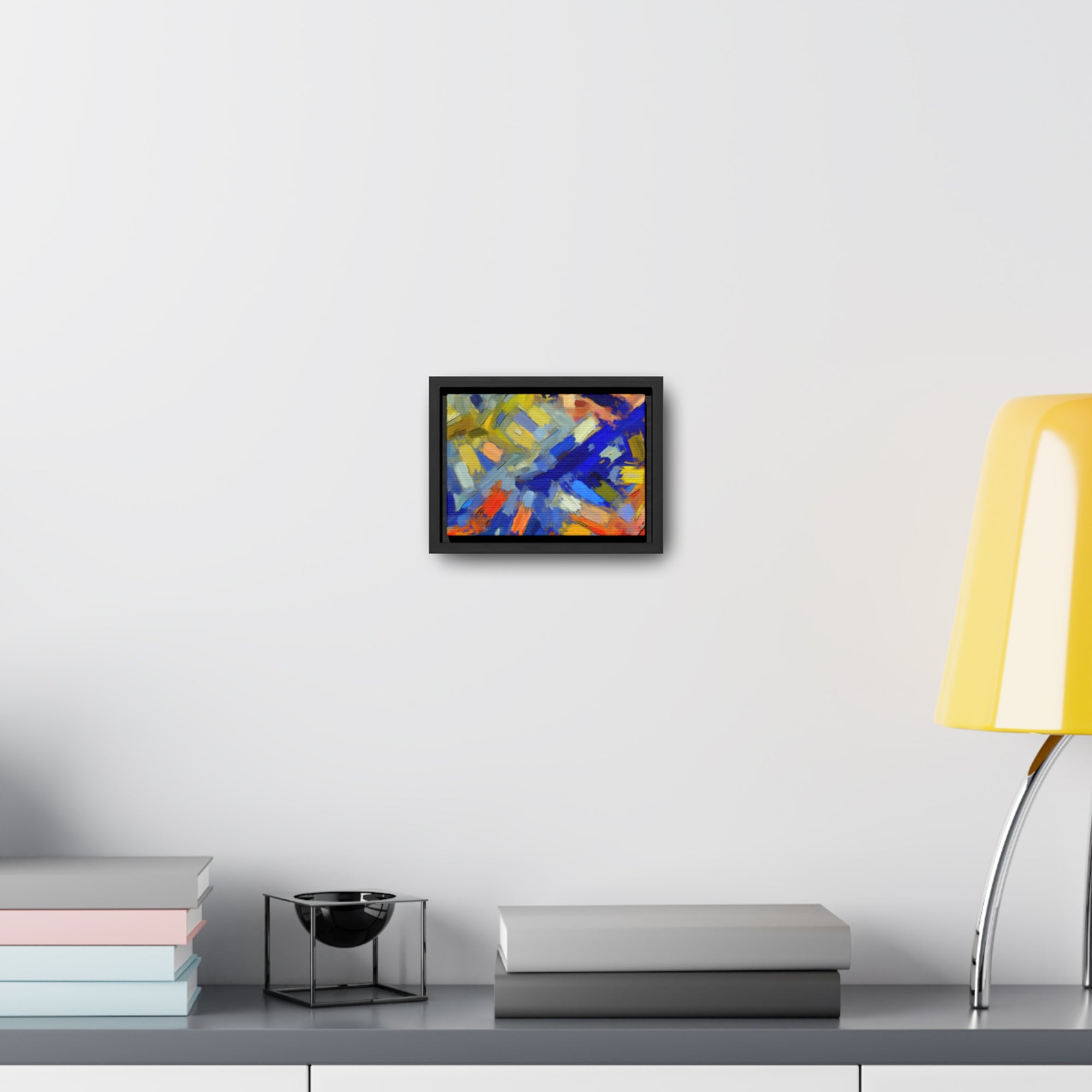 Chromatic Dance of Emotion | Framed Canvas