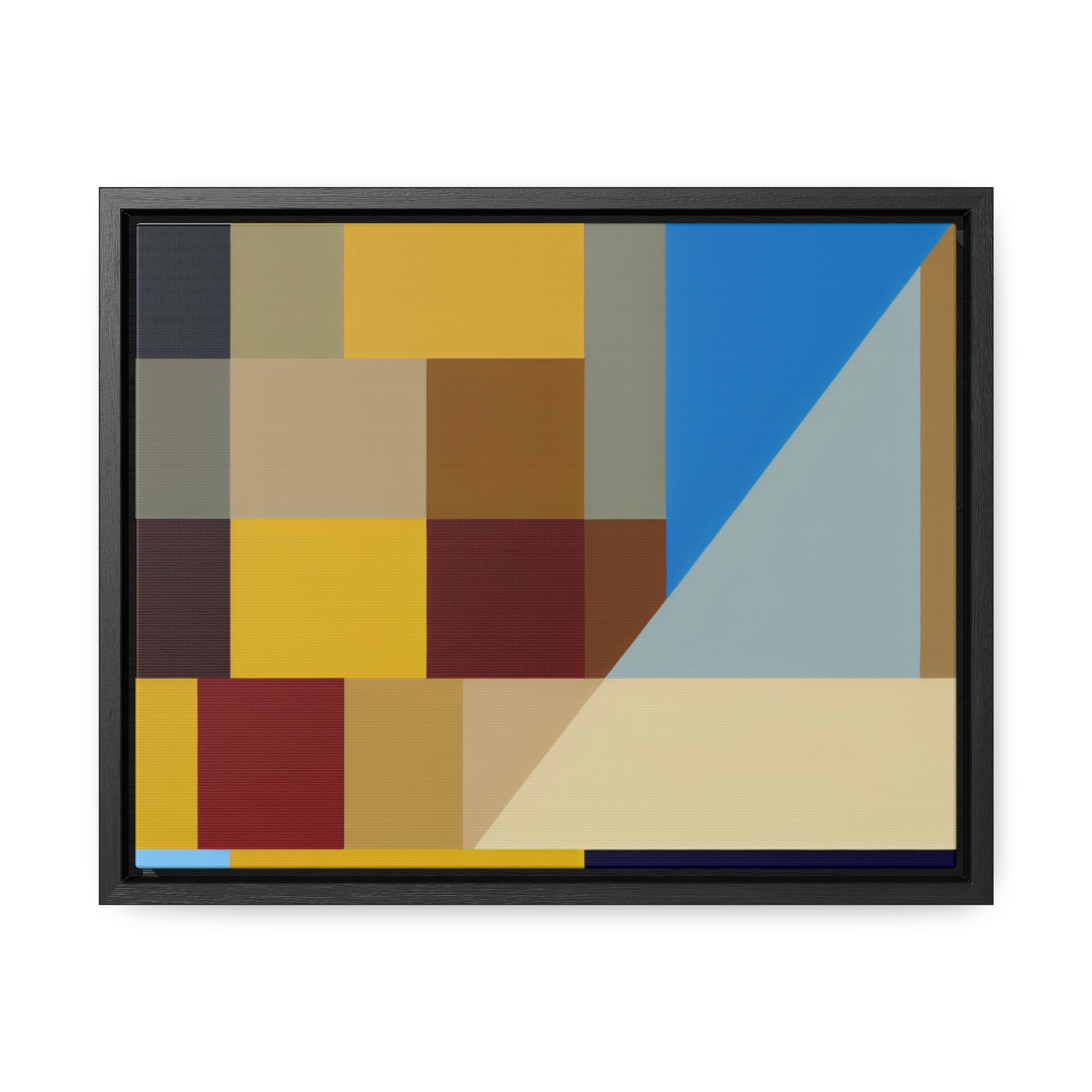 Colorful Geometric Symphony | Framed Canvas