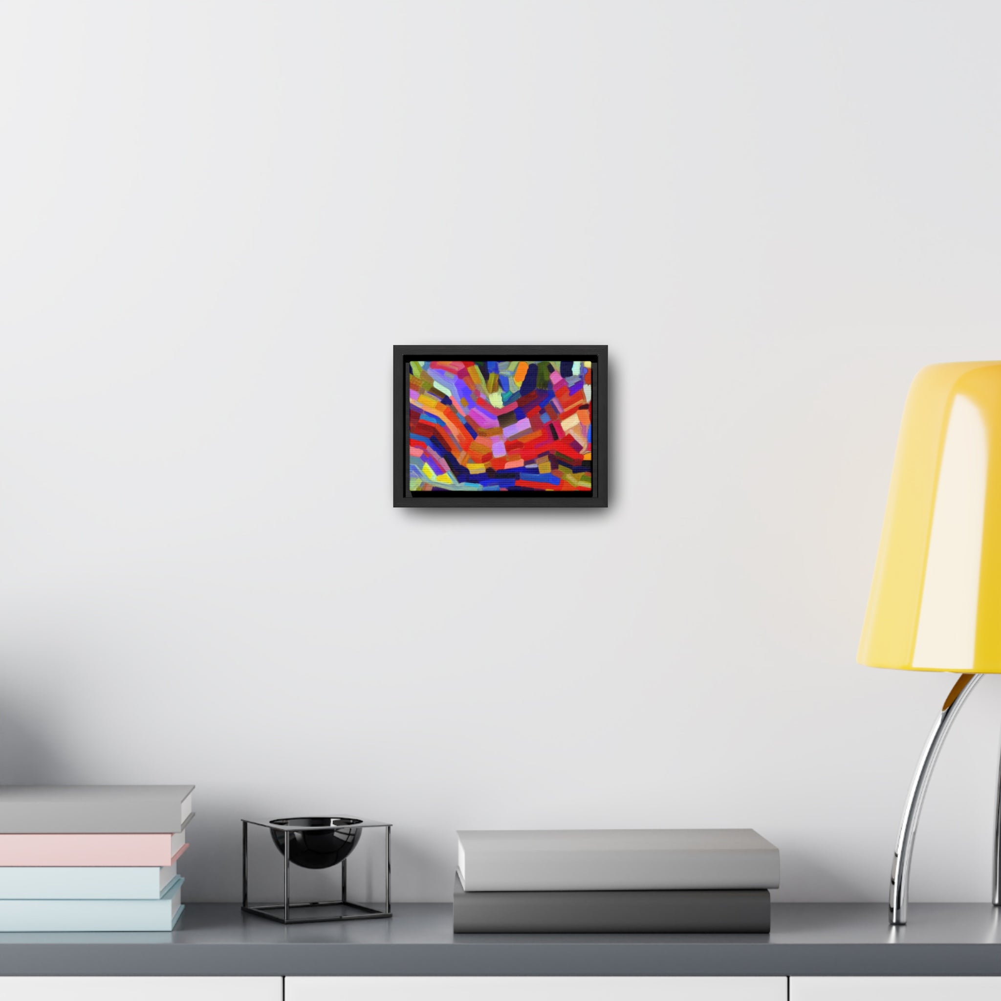 Vivid Echoes in Motion | Framed Canvas