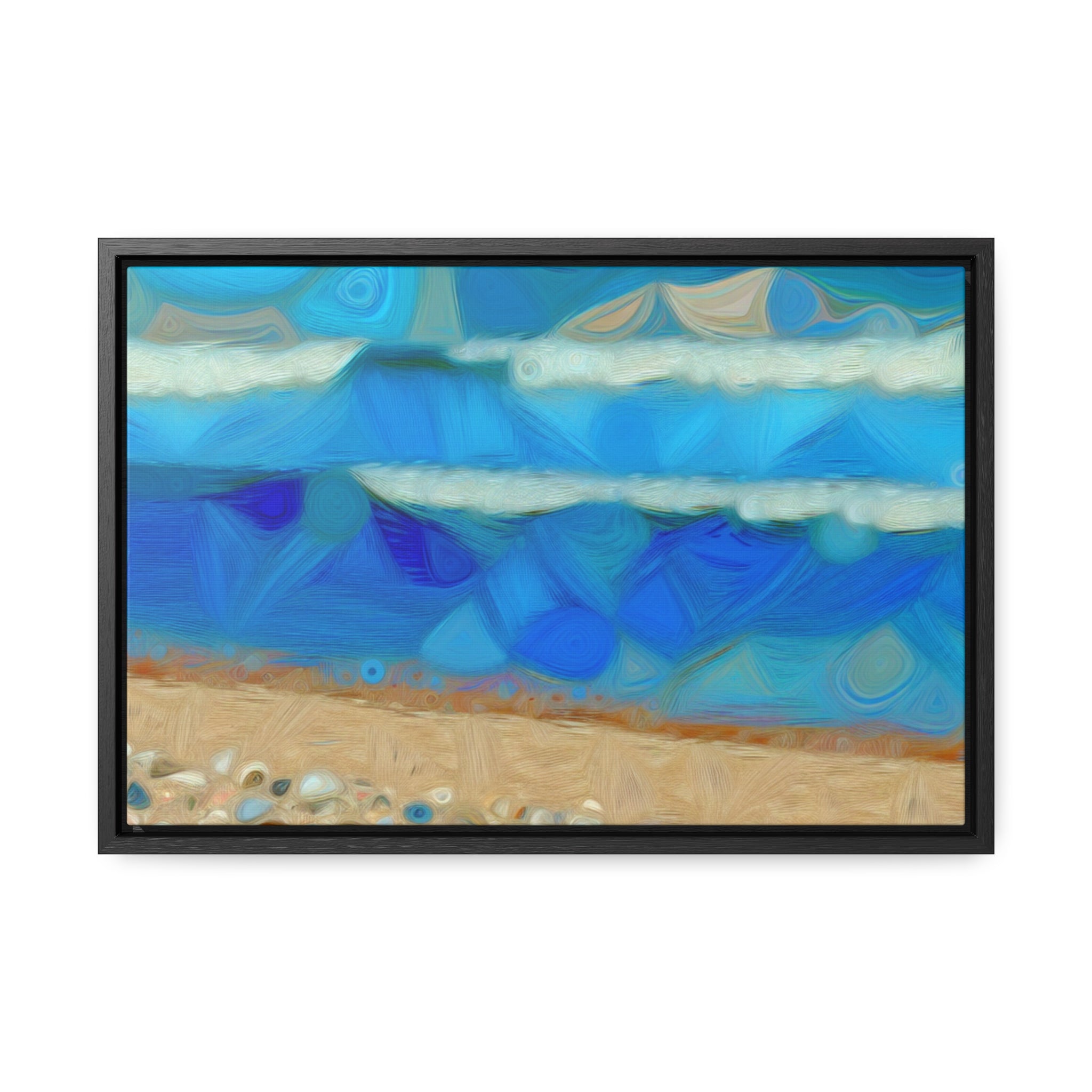 Whispers of Tidal Serenity | Framed Canvas