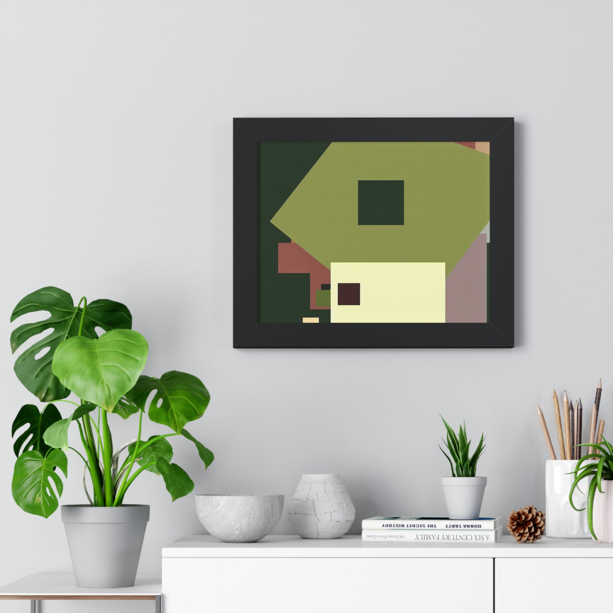 Whispers of Geometry | Framed Print