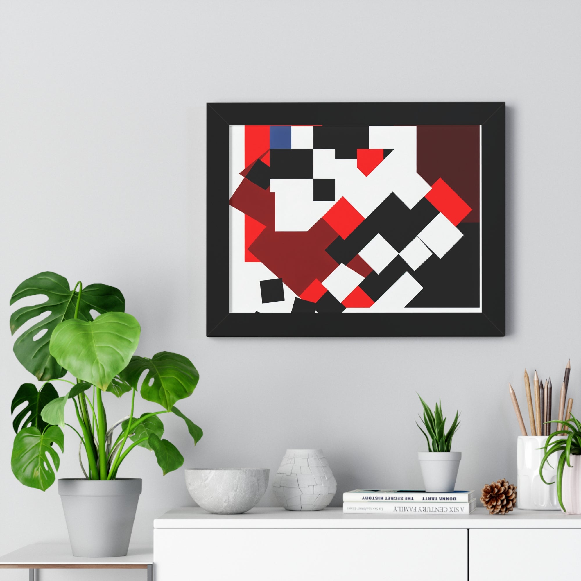 Eclipsed Geometry and Emotion | Framed Print