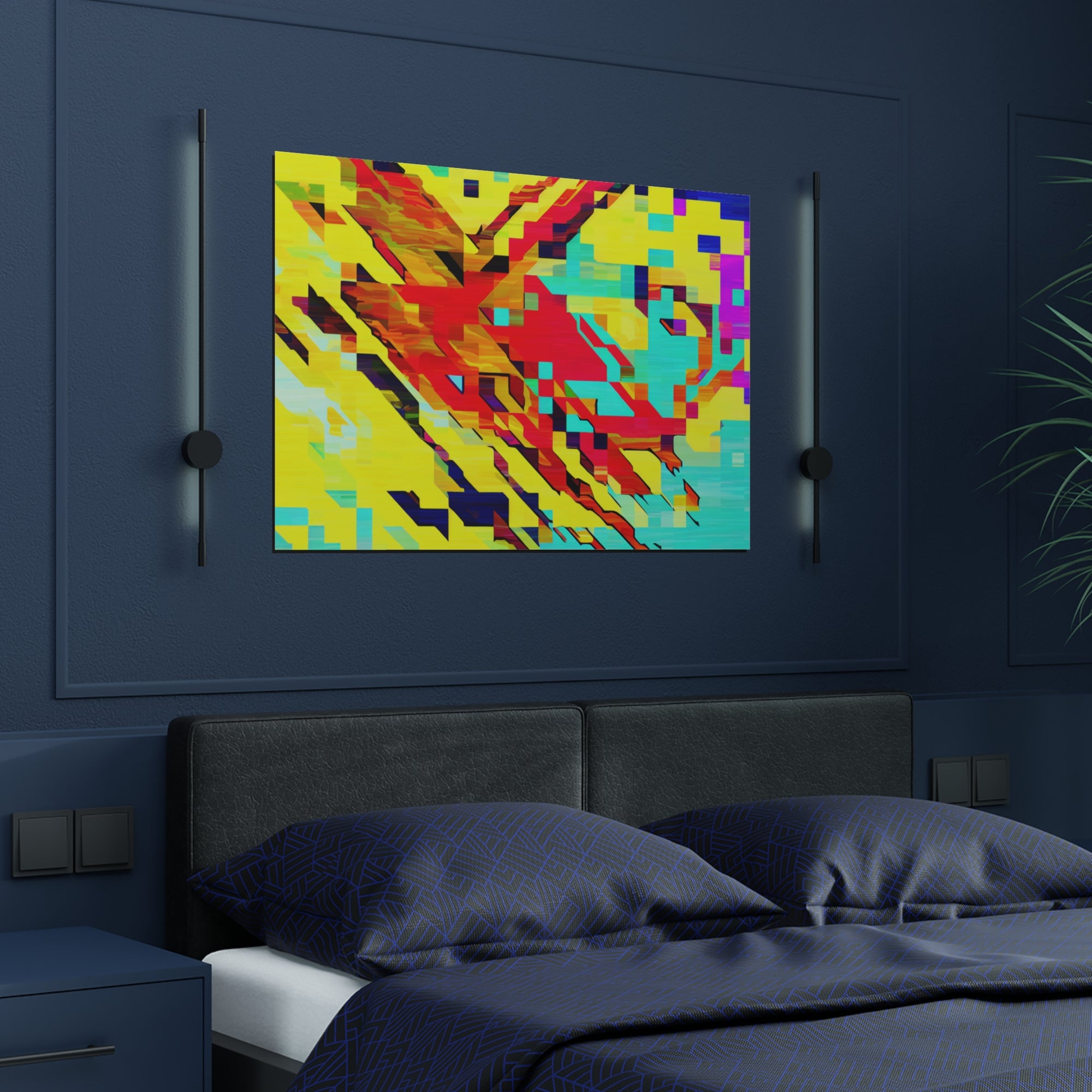 Euphoria in Pixels | Satin Print