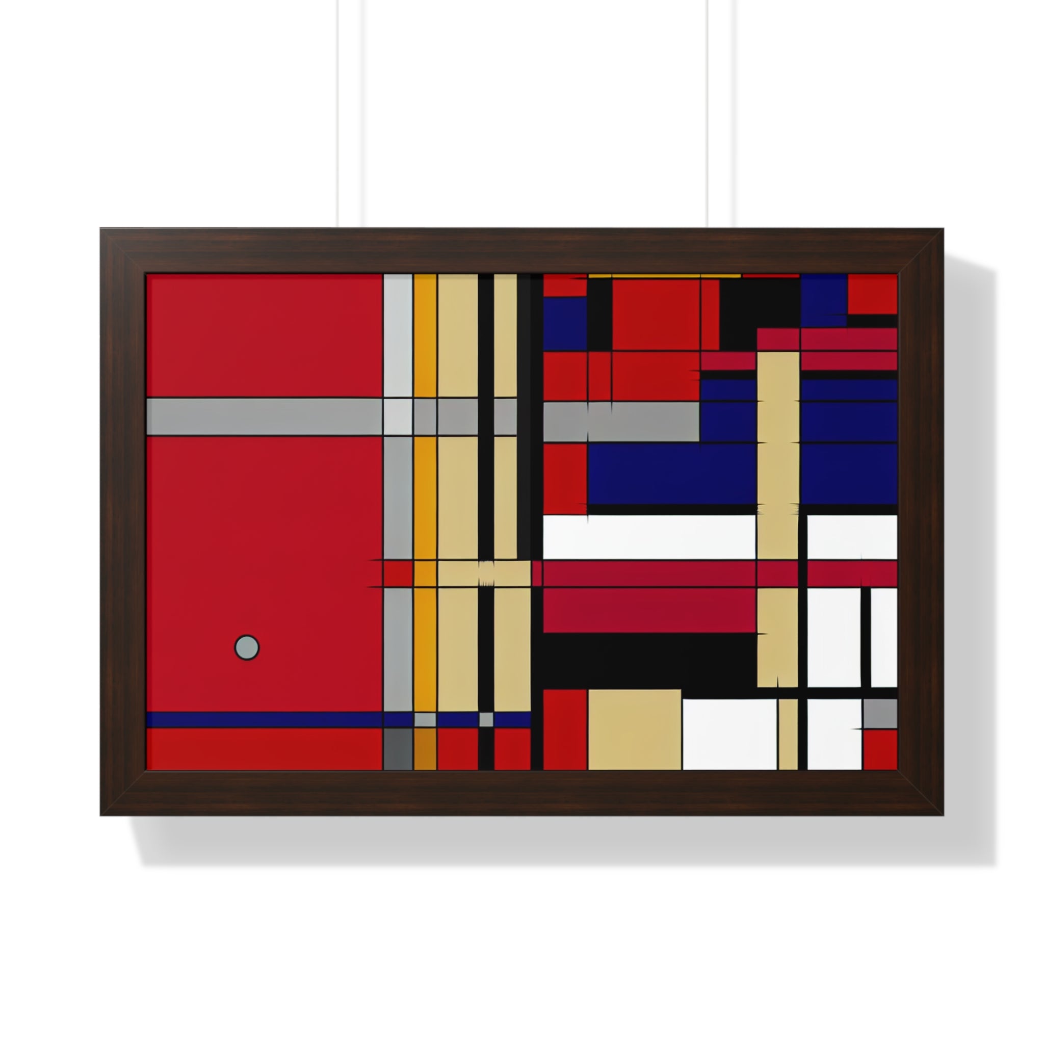 Dynamic Harmony of Shapes | Framed Print