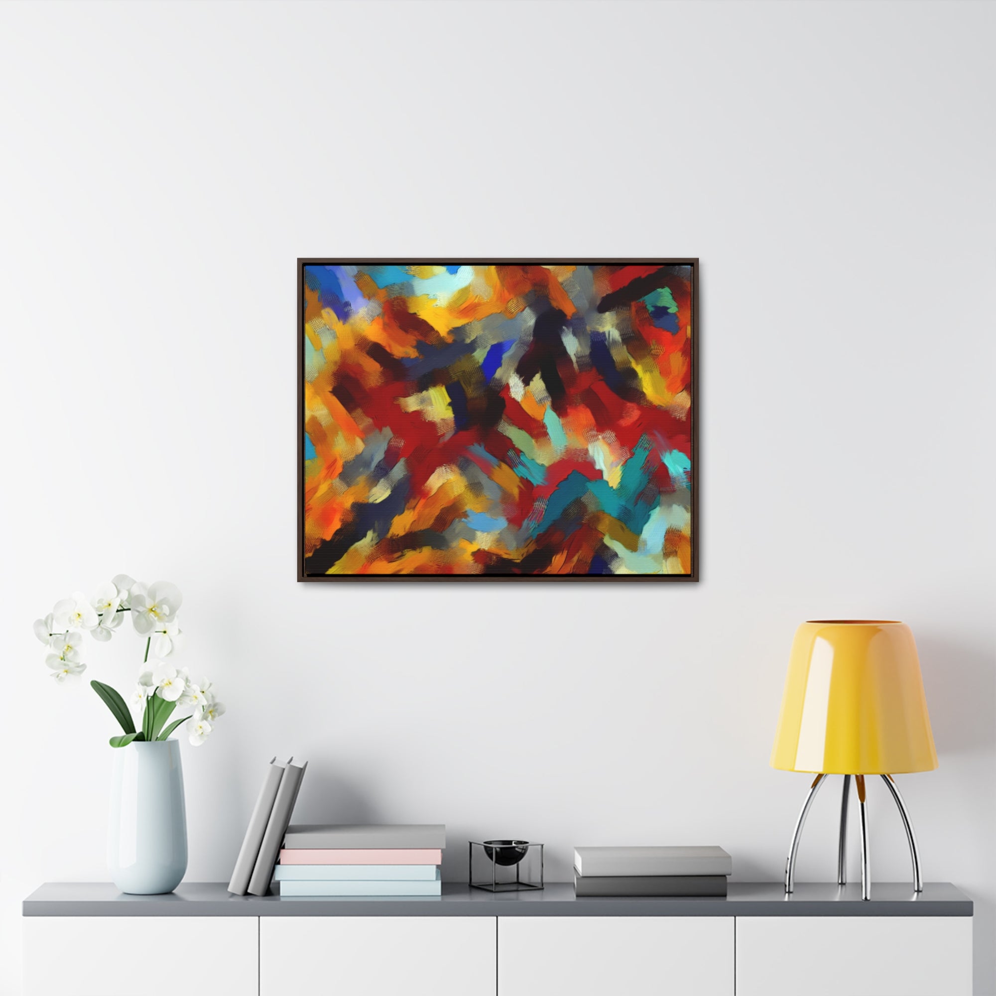 Euphoria in Chaos | Framed Canvas