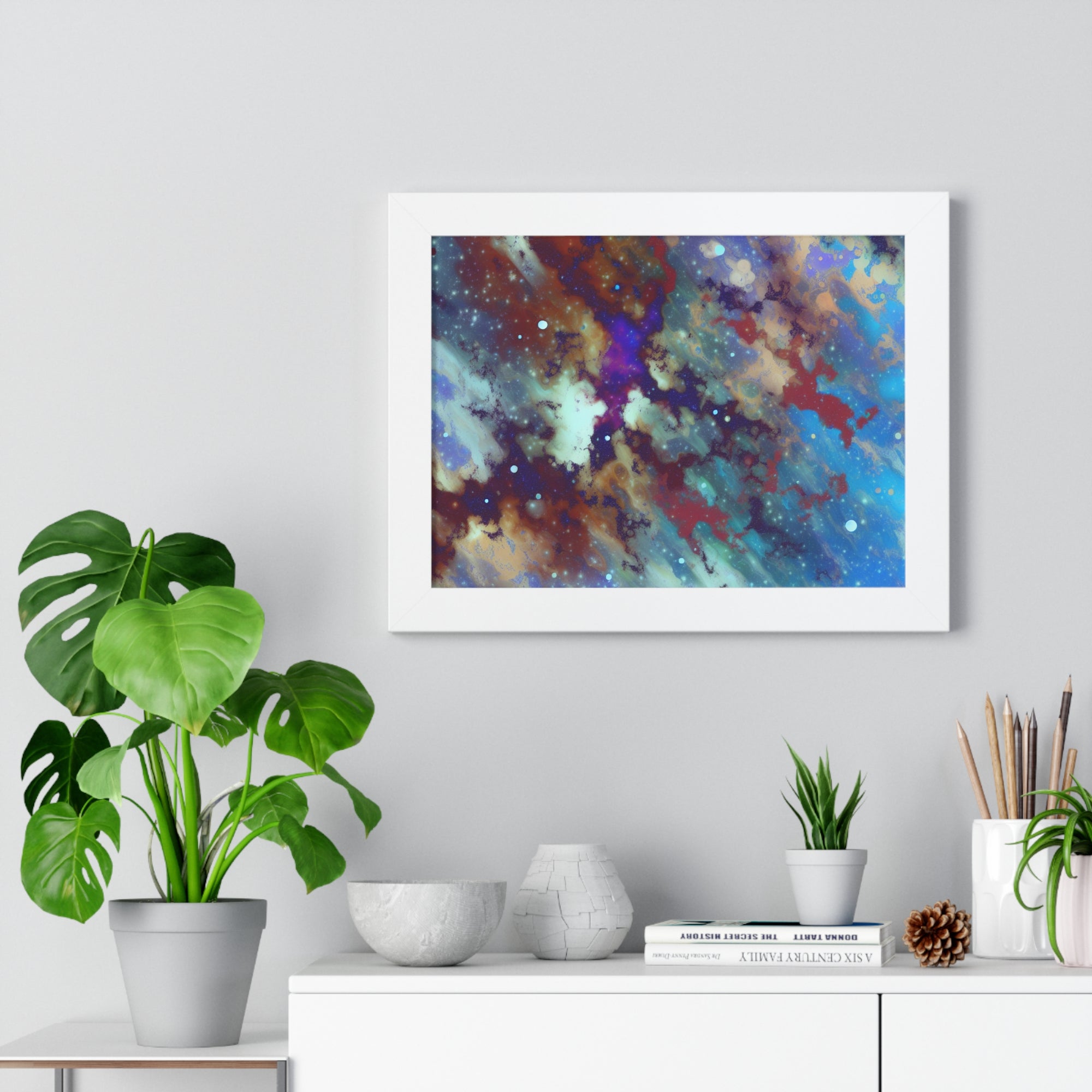 Stellar Whispers and Cosmic Dreams | Framed Print