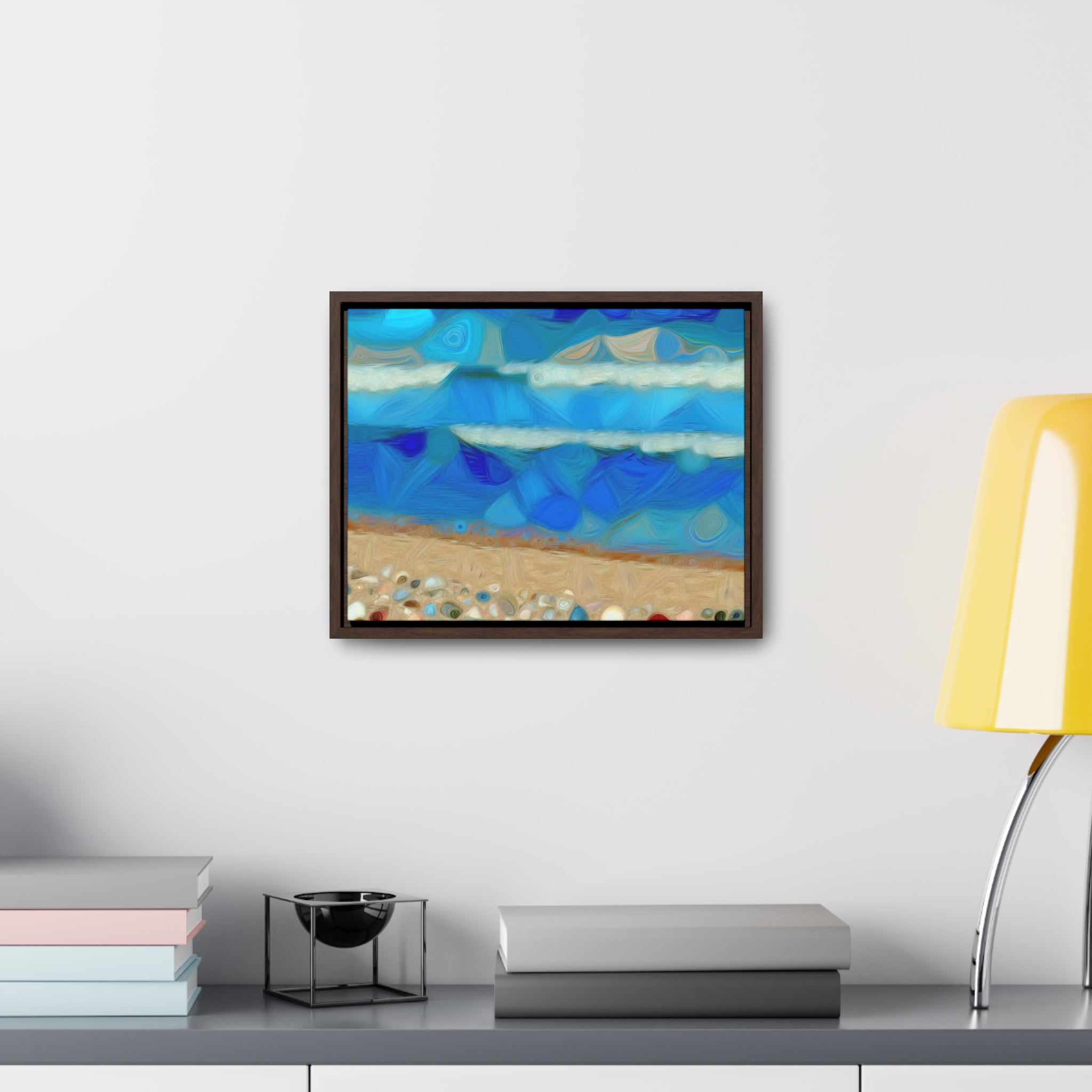 Whispers of Tidal Serenity | Framed Canvas