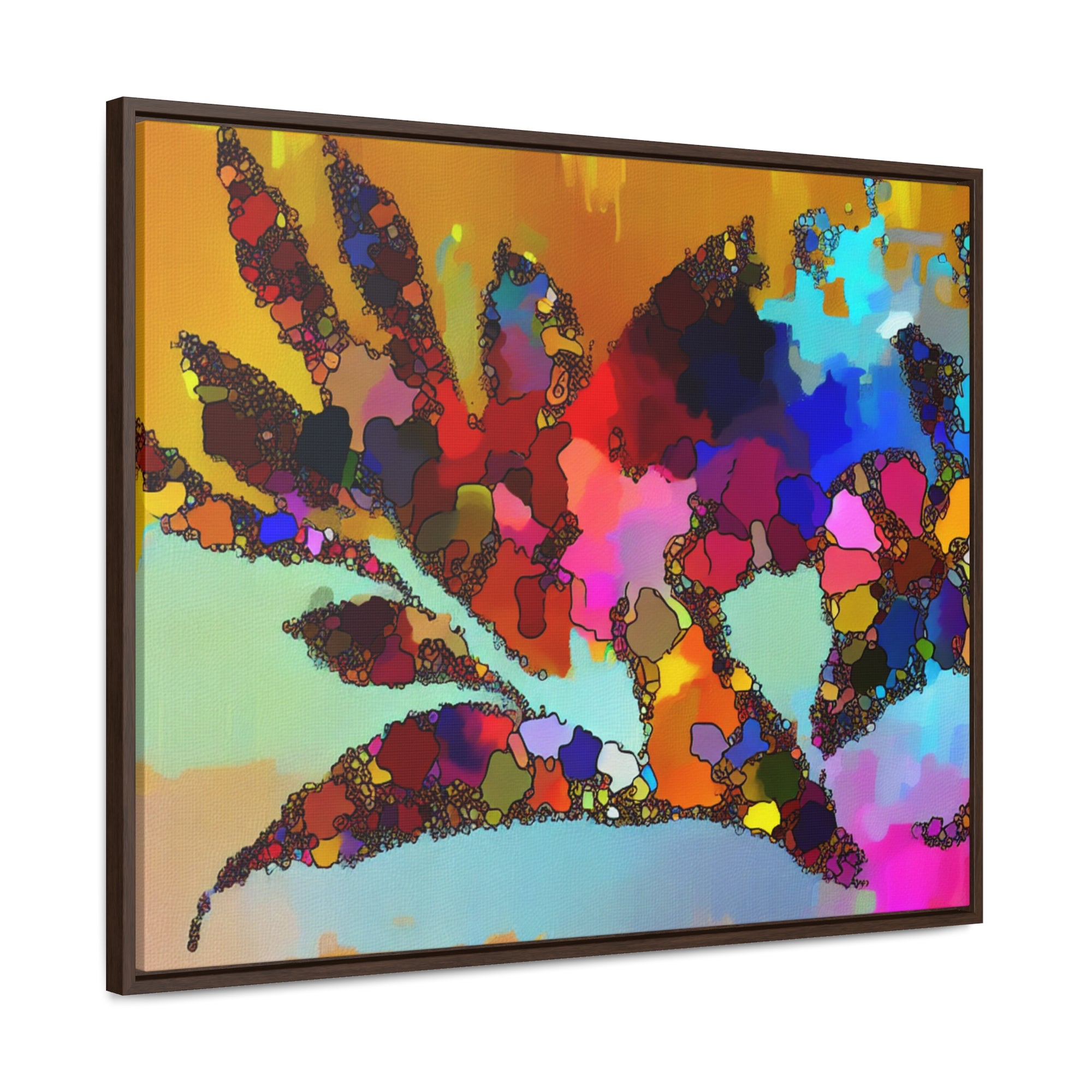 Botanical Rhythm and Flow | Framed Canvas