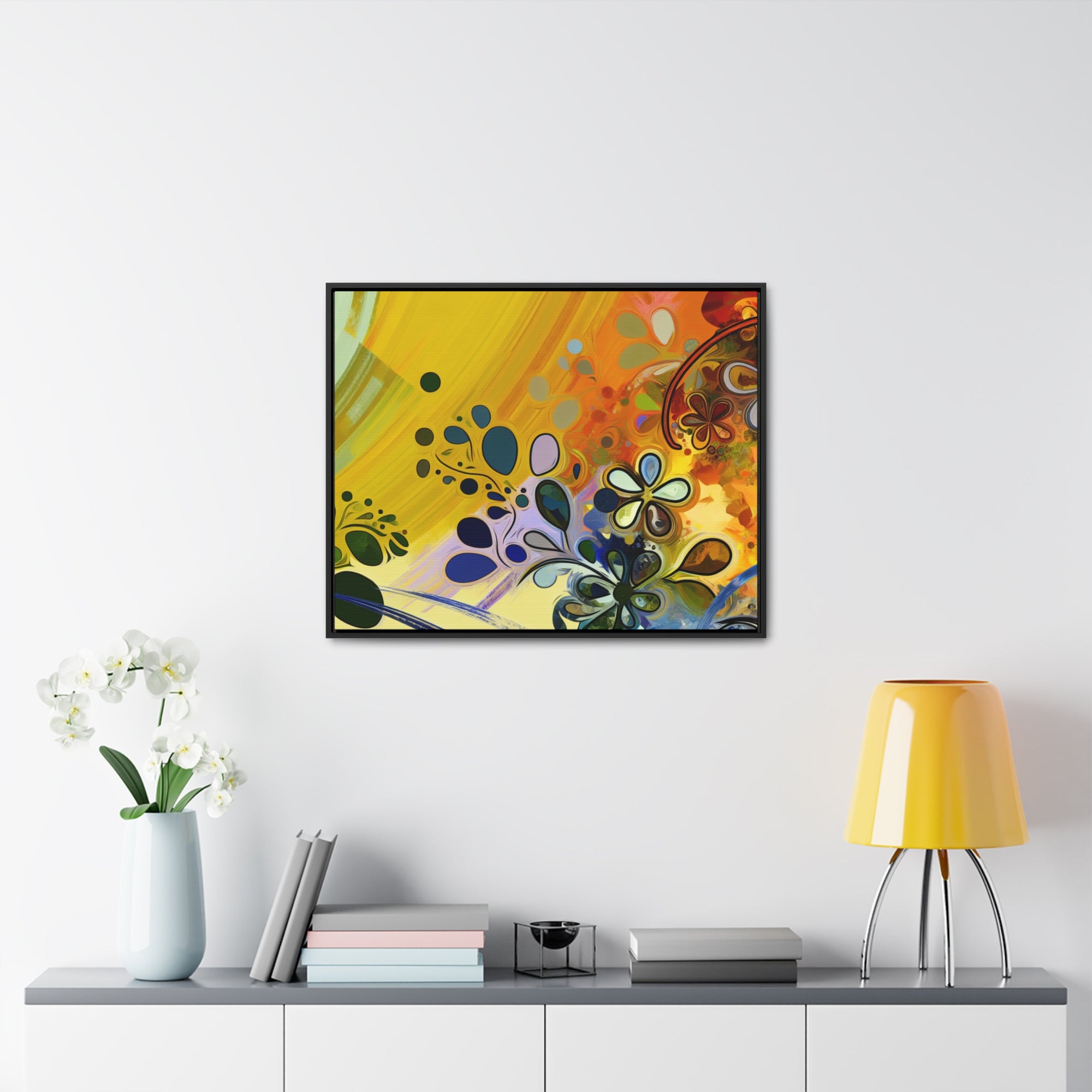 Whimsy in Bloom | Framed Canvas