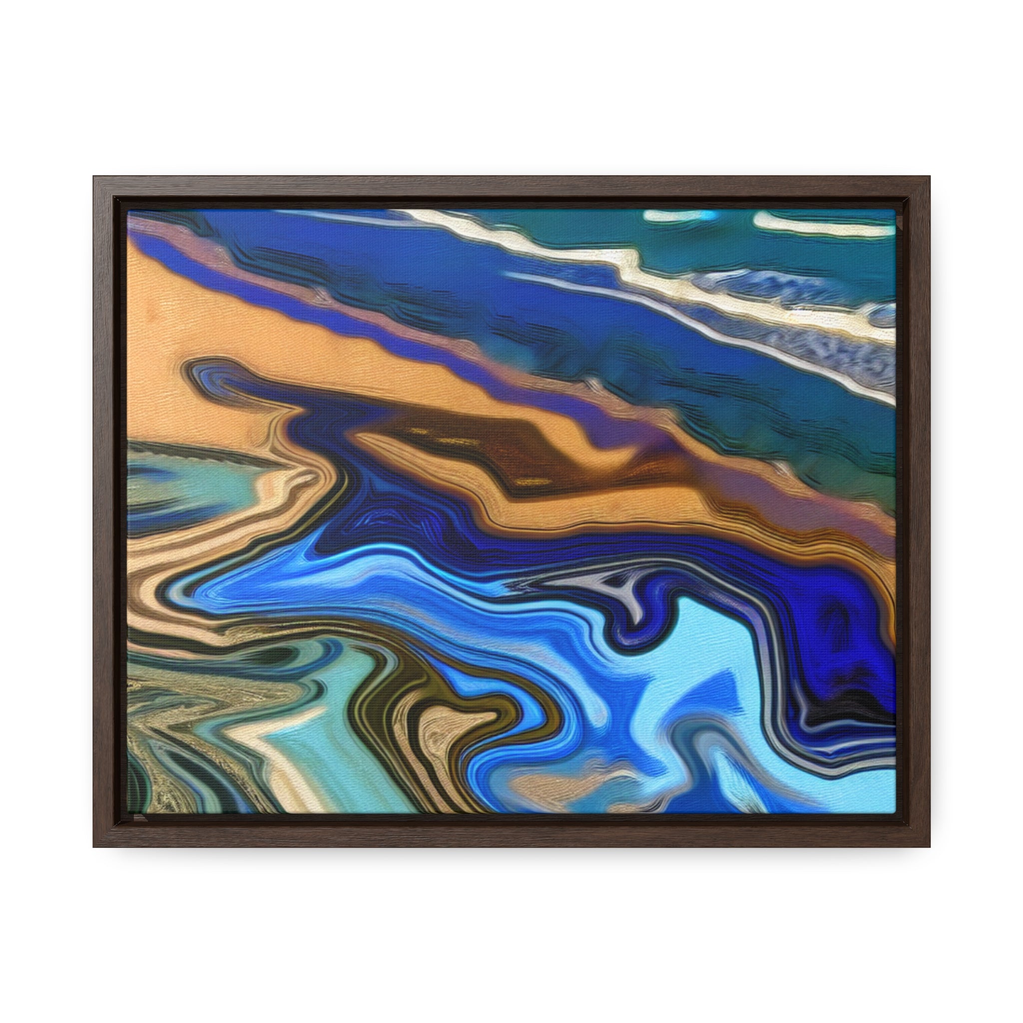 Tidal Whisperings | Framed Canvas