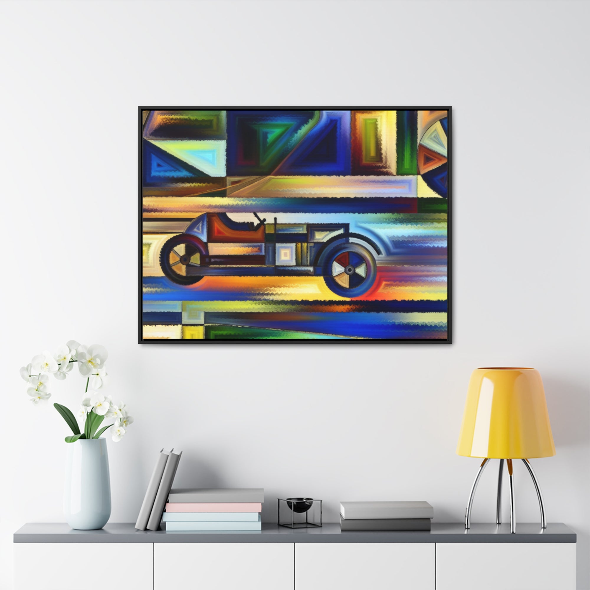 Velocity and Vibration | Framed Canvas