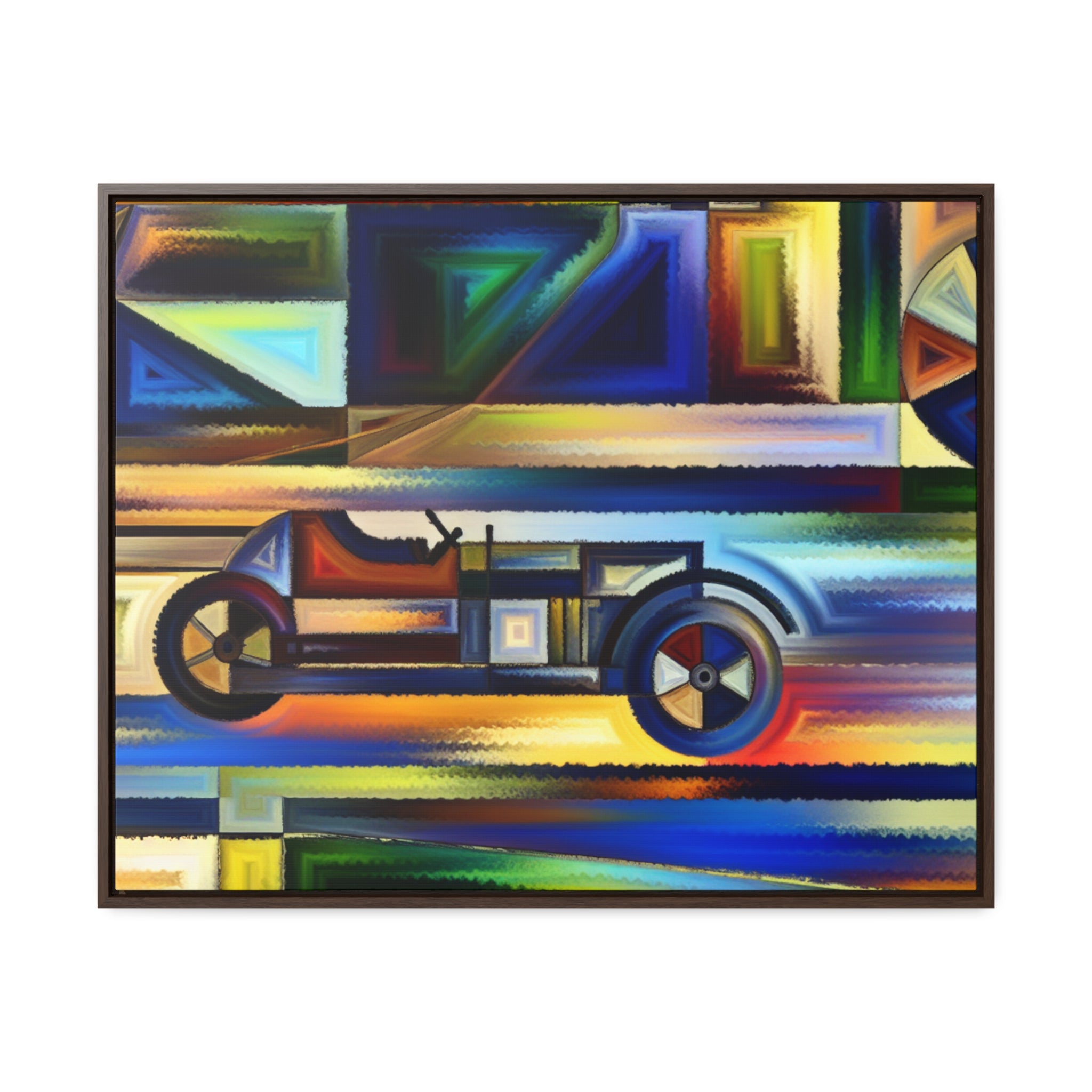 Velocity and Vibration | Framed Canvas