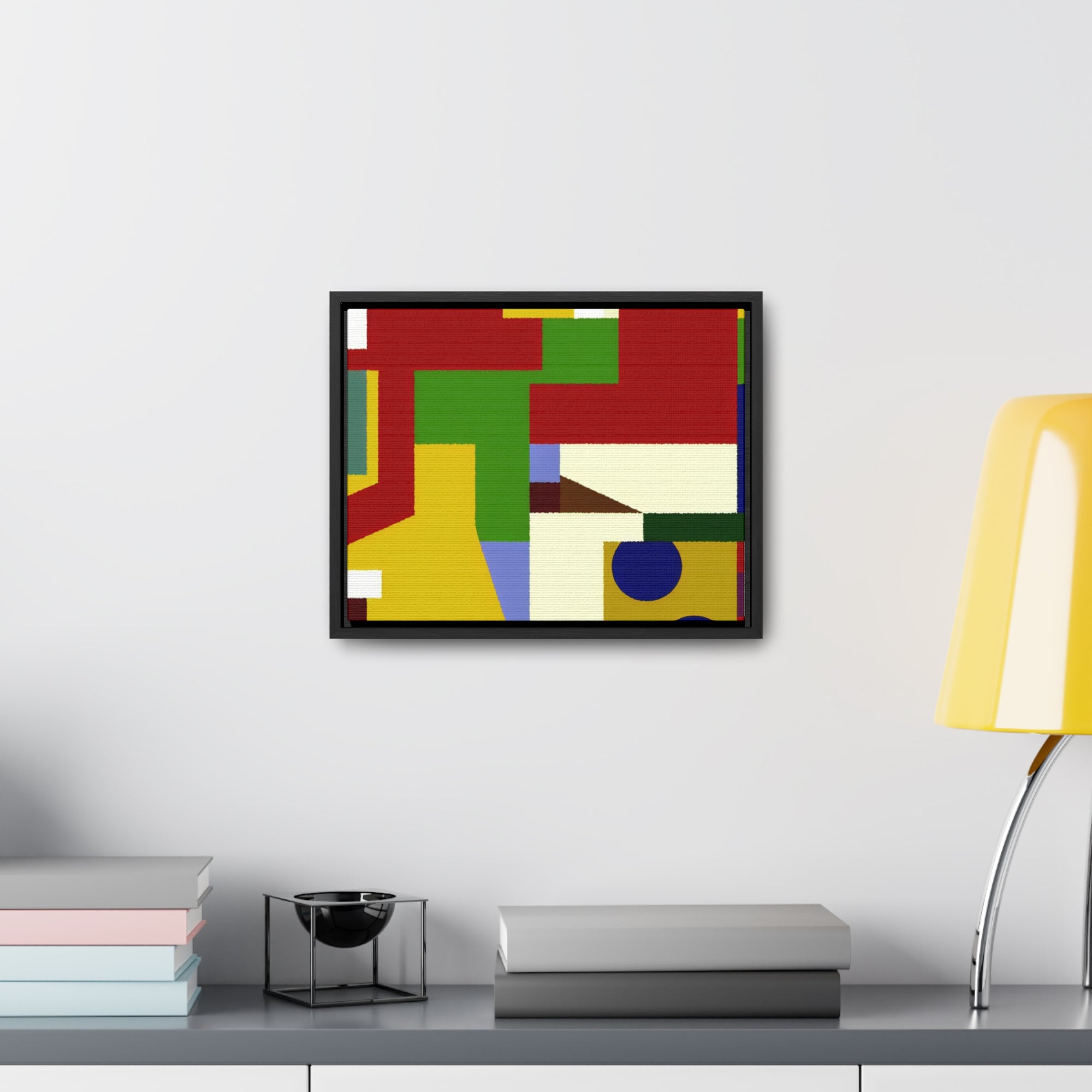 Geometric Harmony Unleashed | Framed Canvas