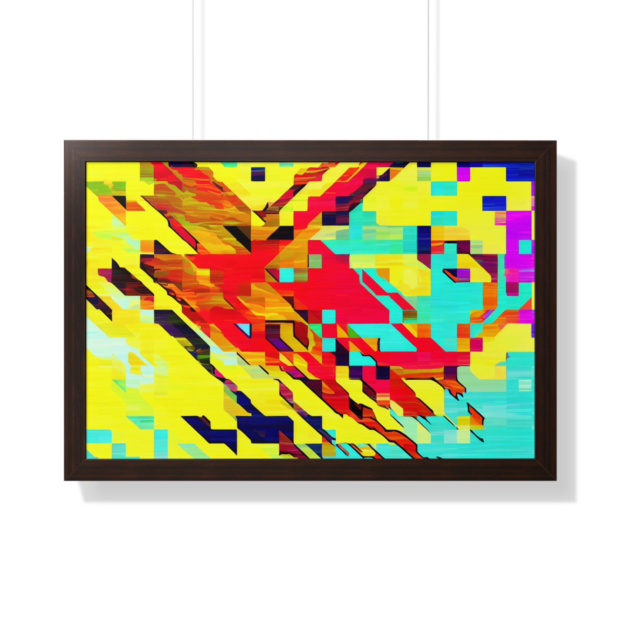 Euphoria in Pixels | Framed Print