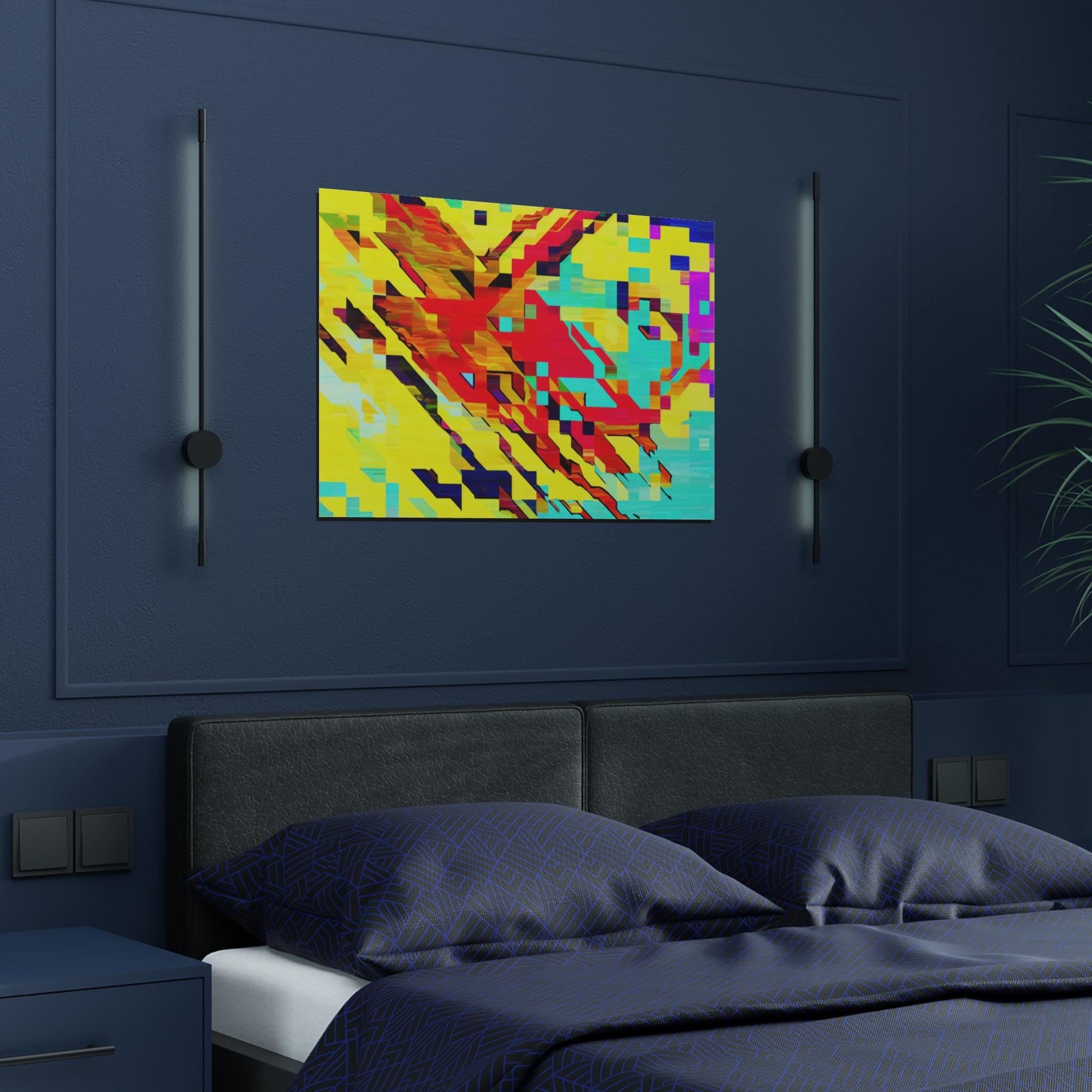 Euphoria in Pixels | Satin Print