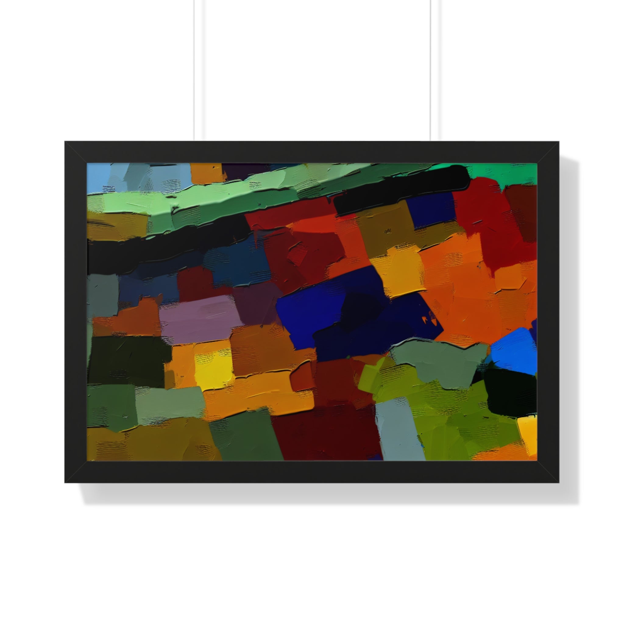 Chromatic Drift and Depth | Framed Print