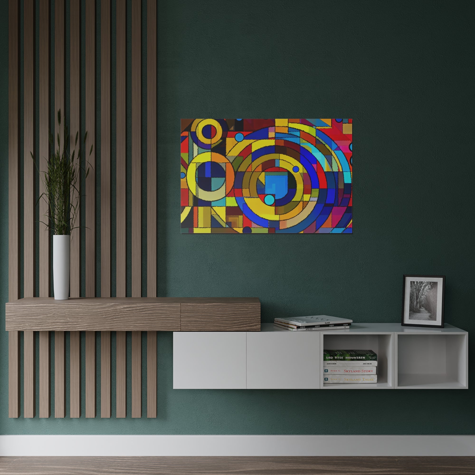 Dynamic Chaos and Harmony | Satin Print