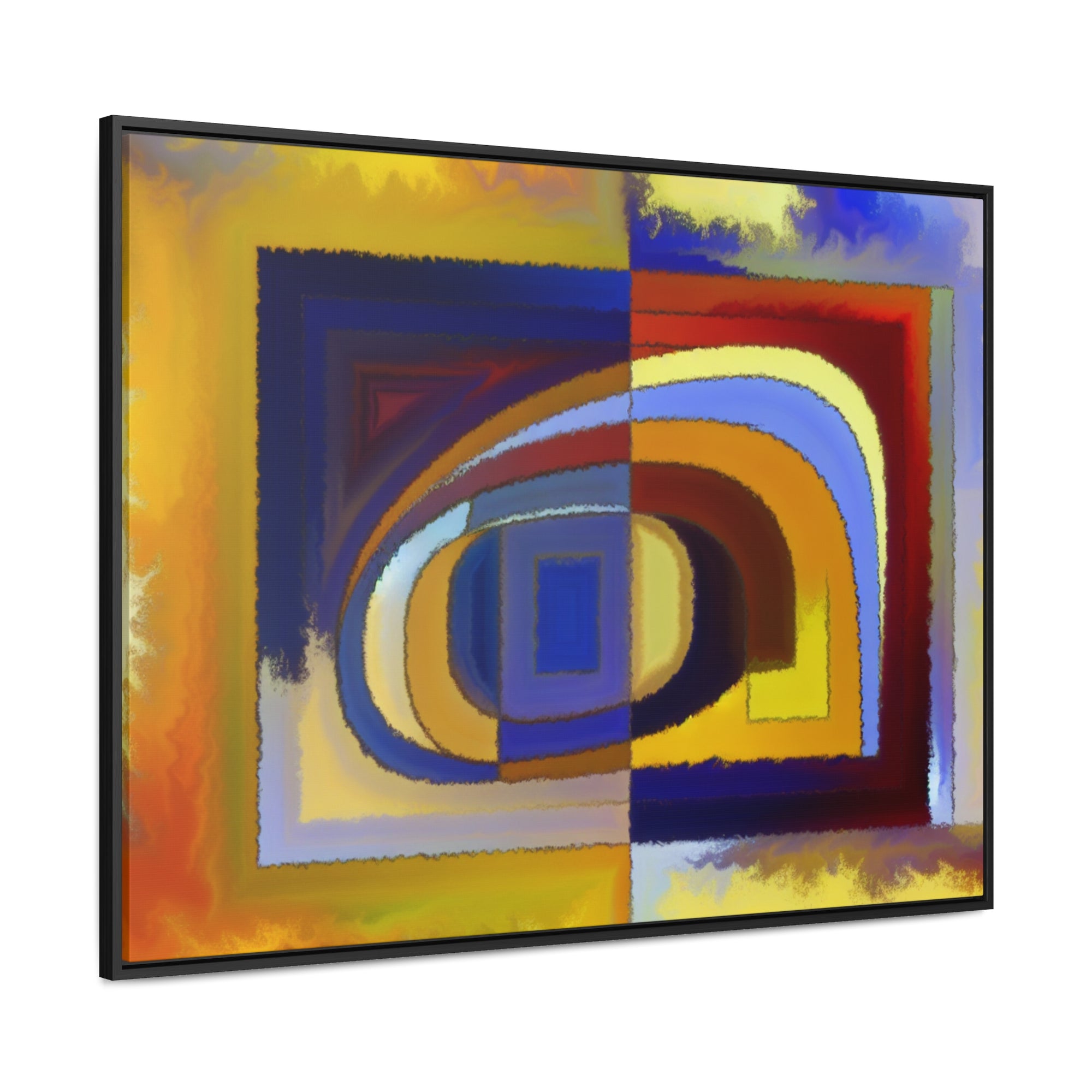 Chromatic Whispers and Dreams | Framed Canvas