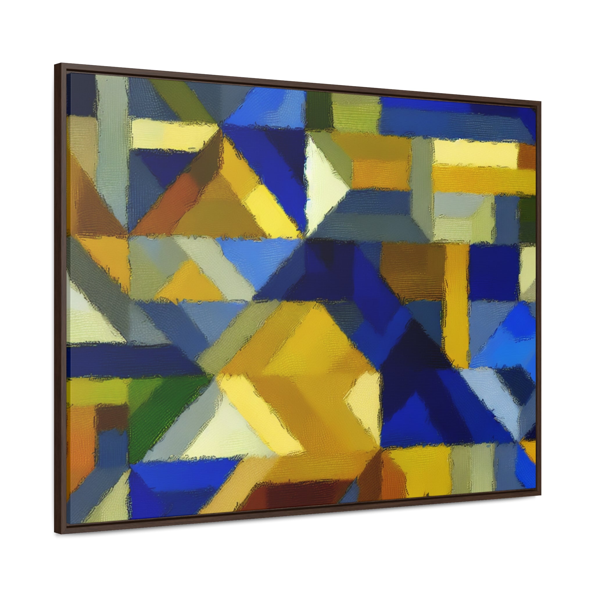 Fractured Vibrance and Motion | Framed Canvas