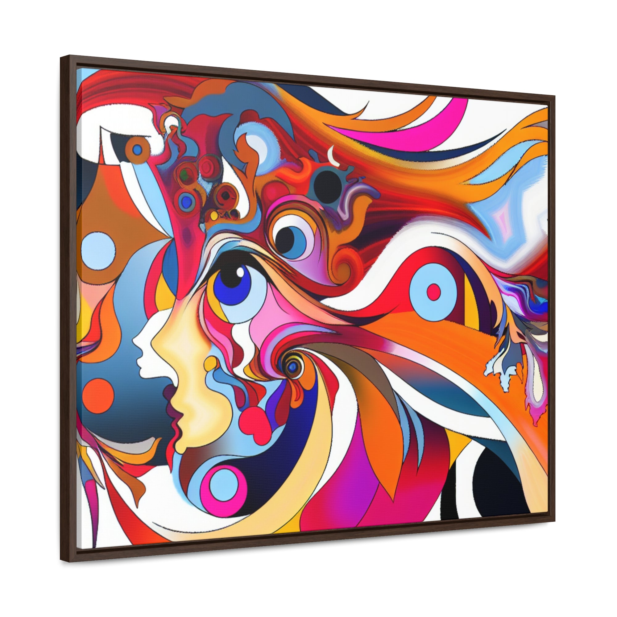 Chroma Dreamscape Fusion | Framed Canvas