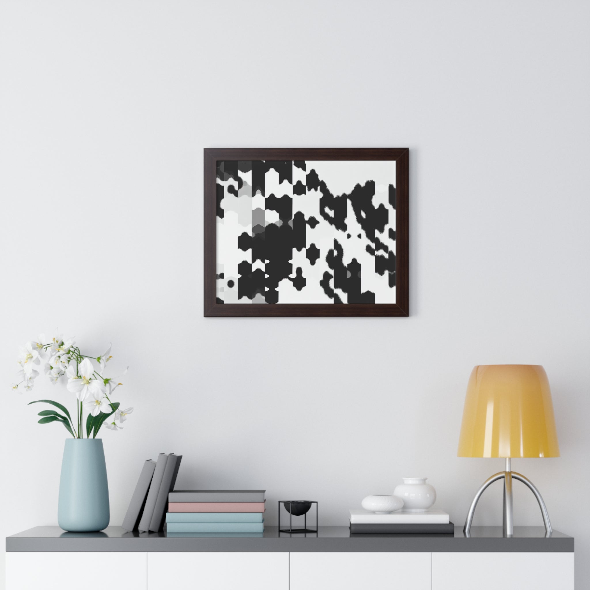 Tension in Monochrome | Framed Print