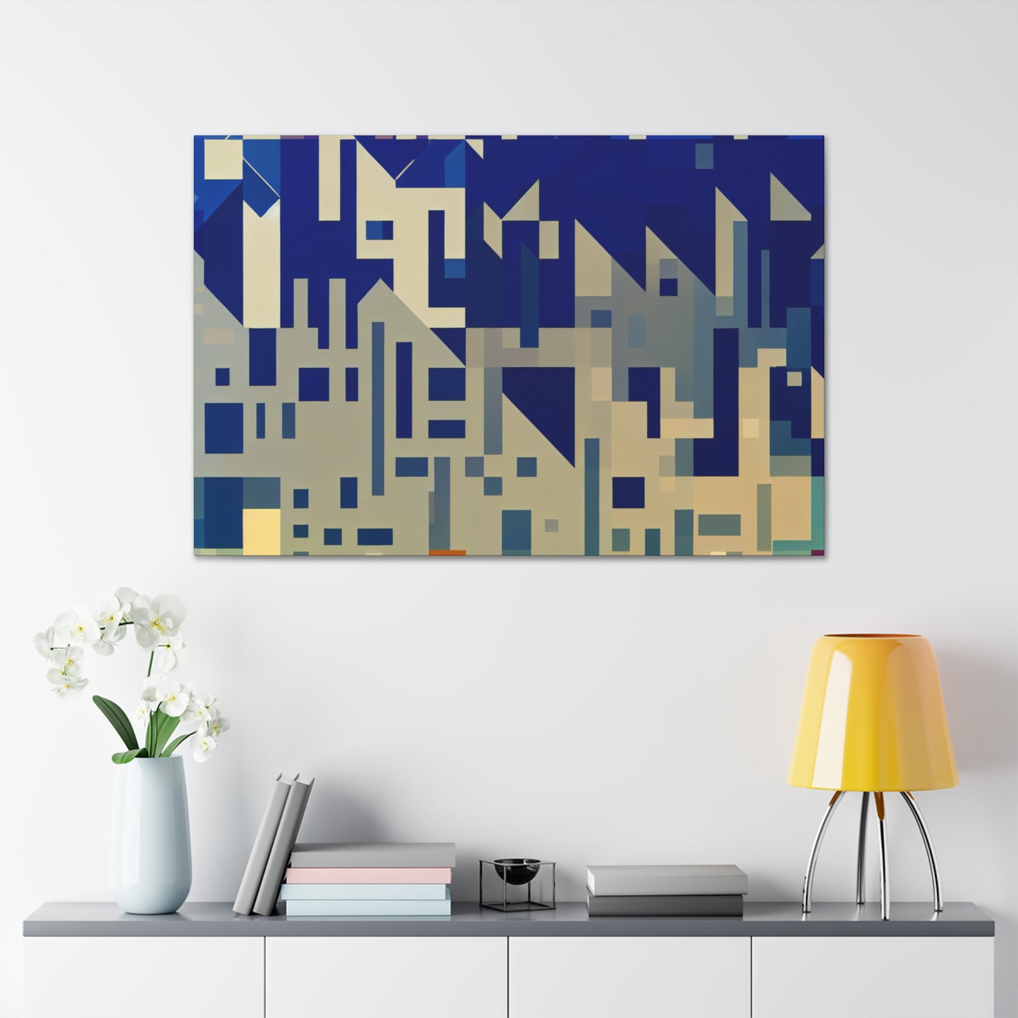 Urban Echoes and Silhouettes | Canvas