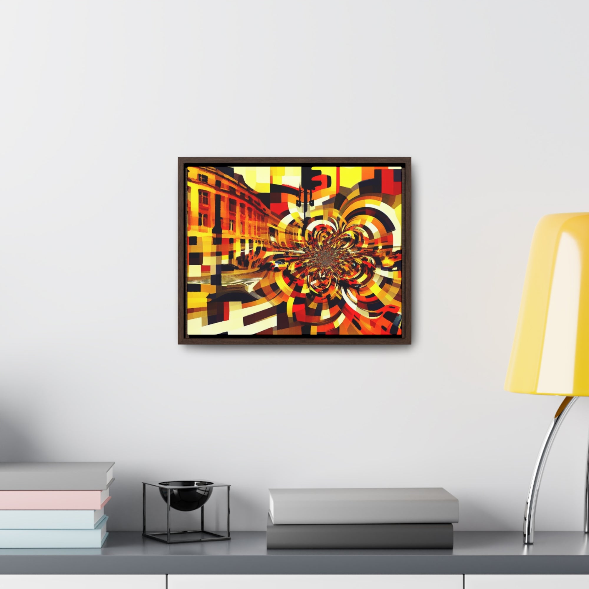 Urban Rhythm and Pulse | Framed Canvas