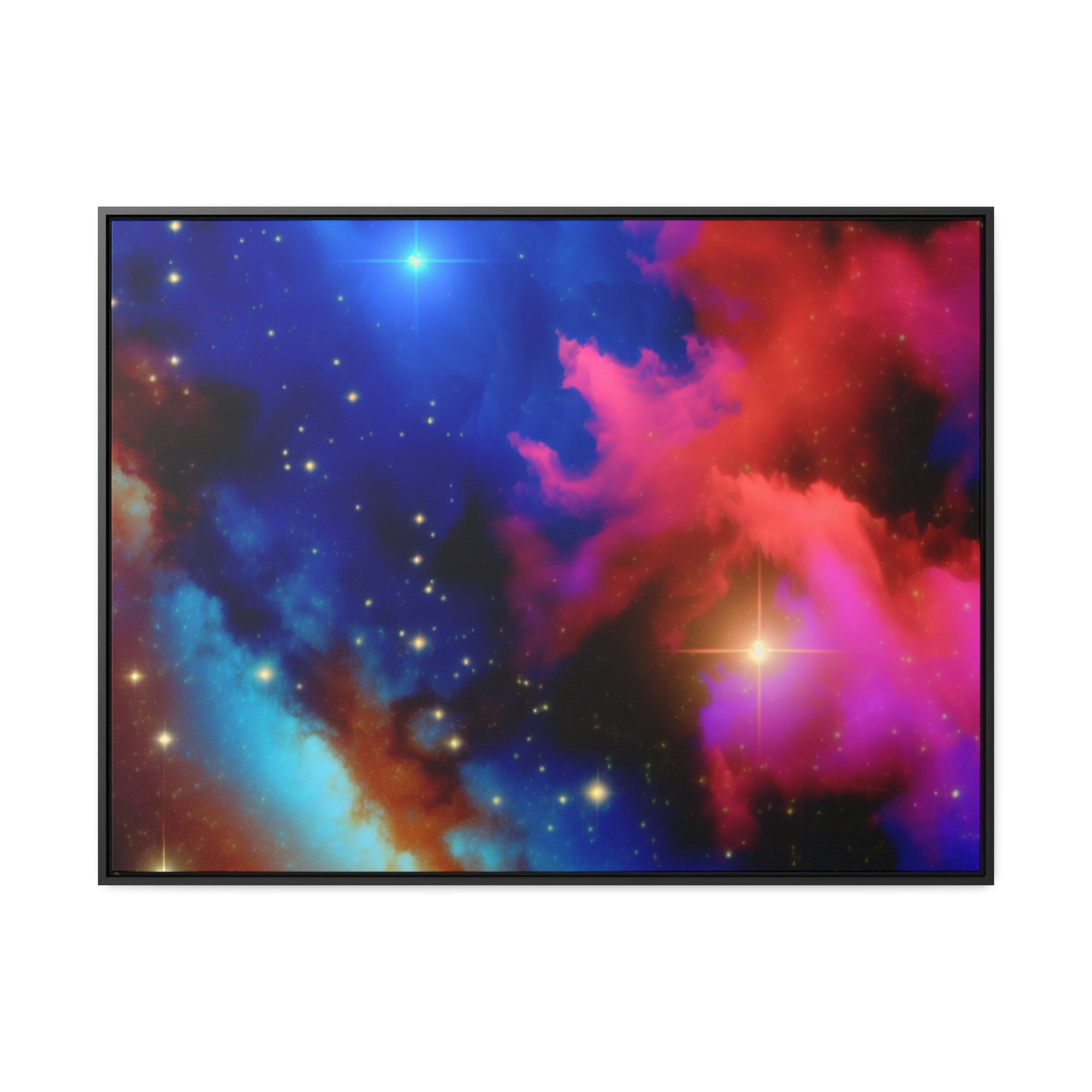 Celestial Whirl and Daze | Framed Canvas