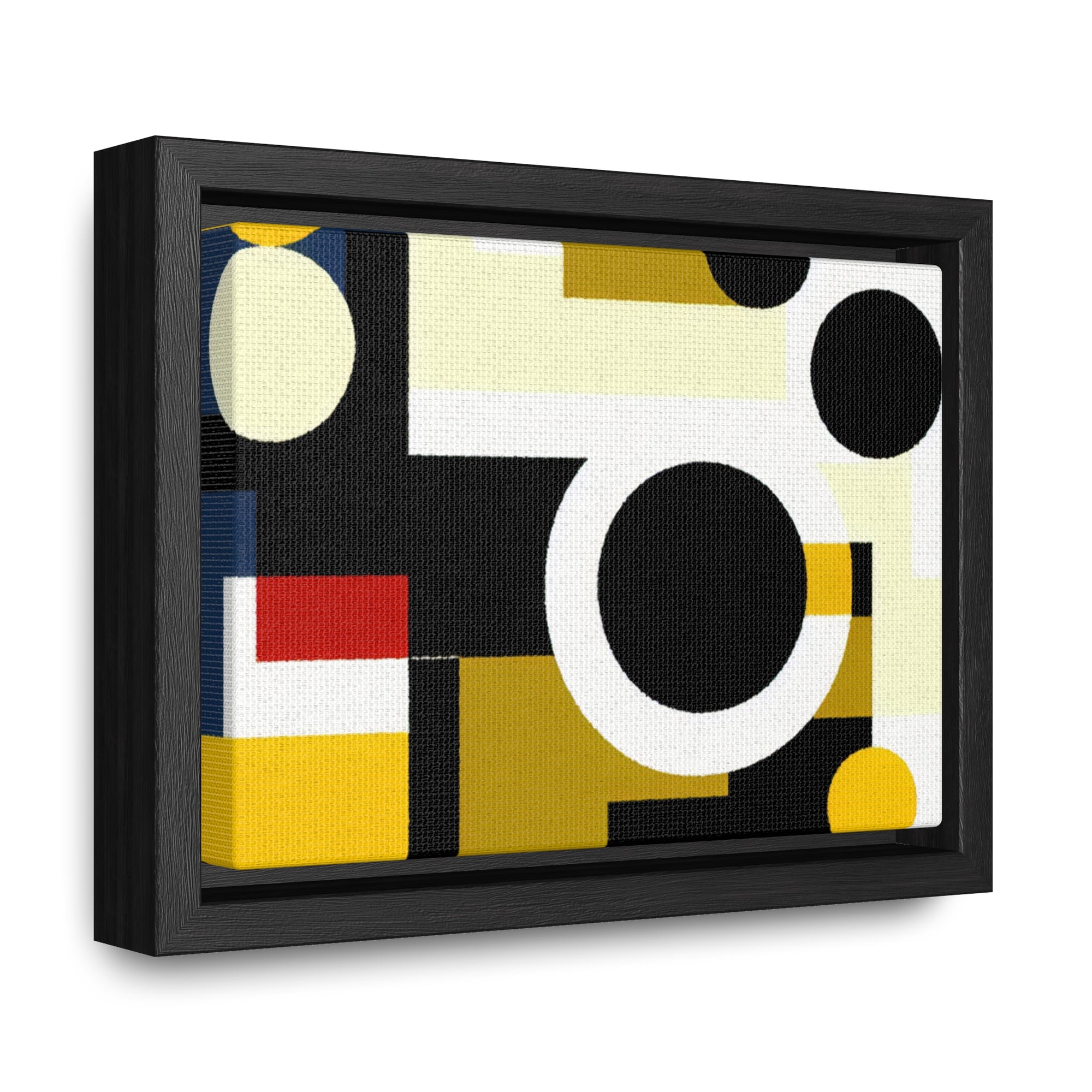 Energized Geometric Harmony | Framed Canvas