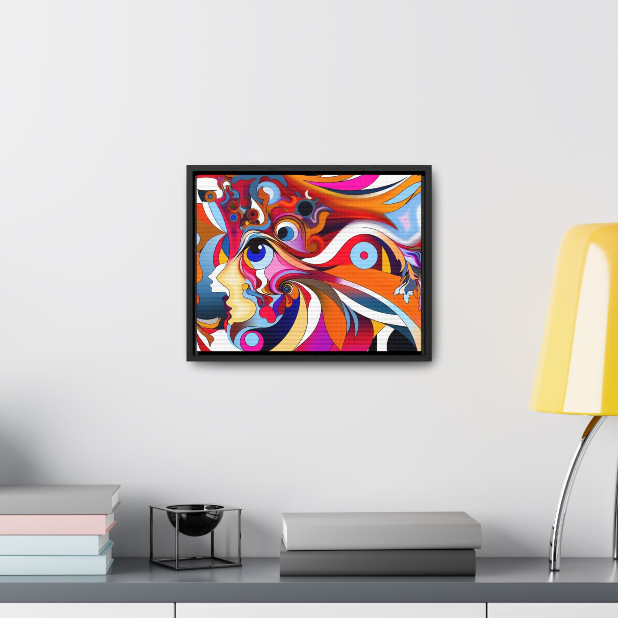 Chroma Dreamscape Fusion | Framed Canvas