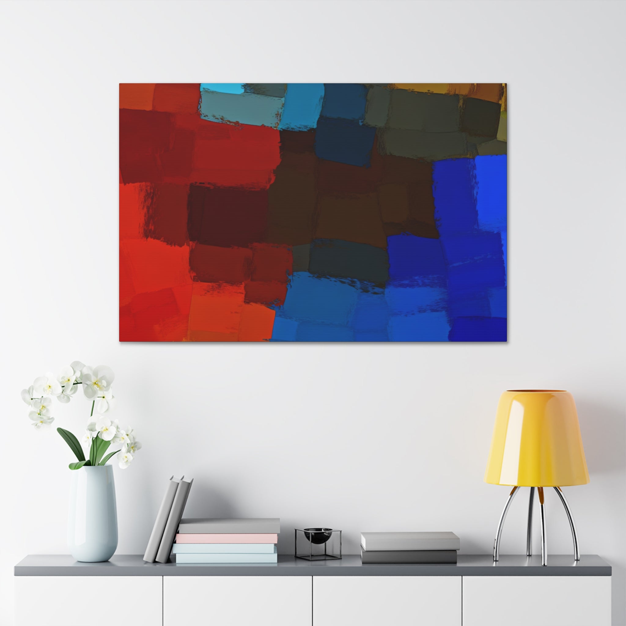 Chromatic Interplay and Duet | Canvas