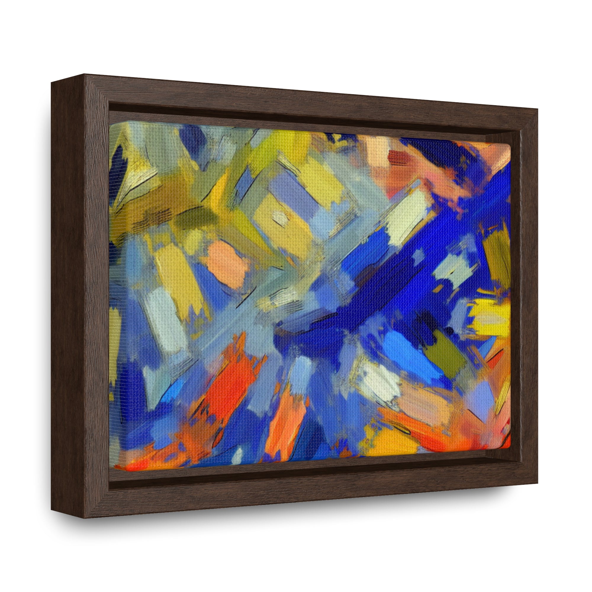 Chromatic Dance of Emotion | Framed Canvas