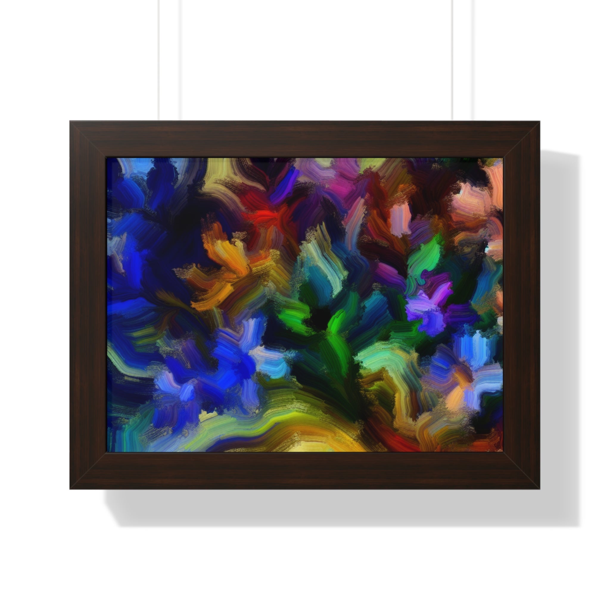 Vibrant Whispers of Flora | Framed Print