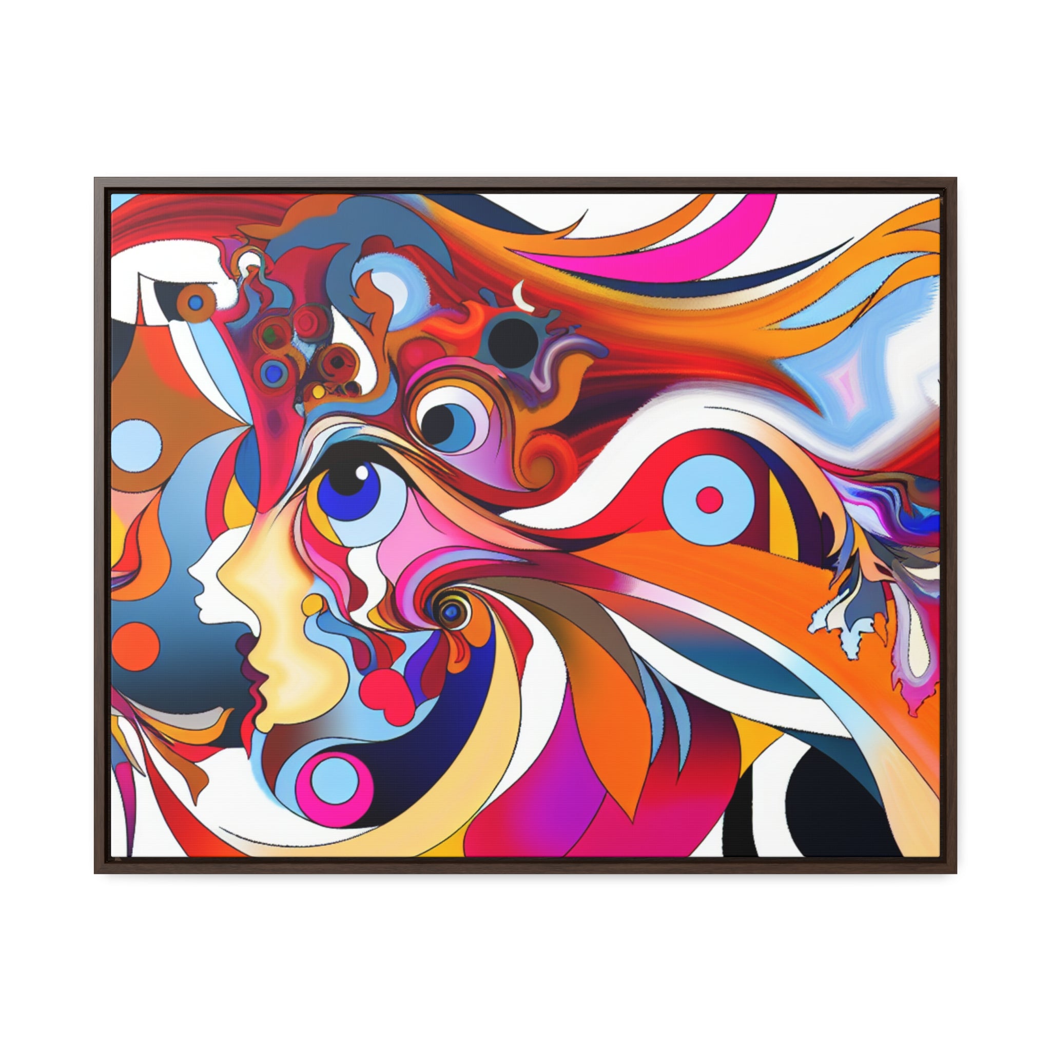 Chroma Dreamscape Fusion | Framed Canvas