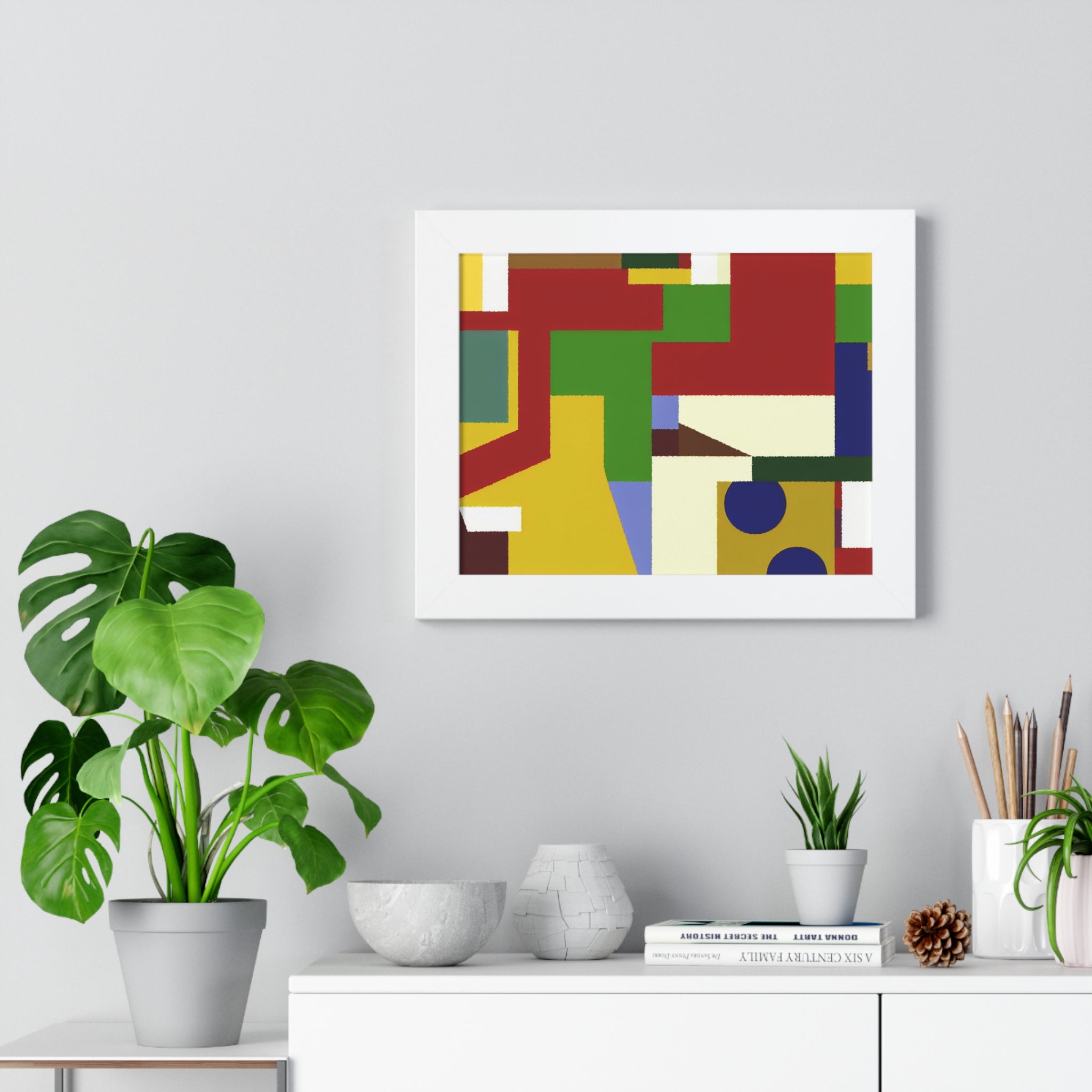 Geometric Harmony Unleashed | Framed Print