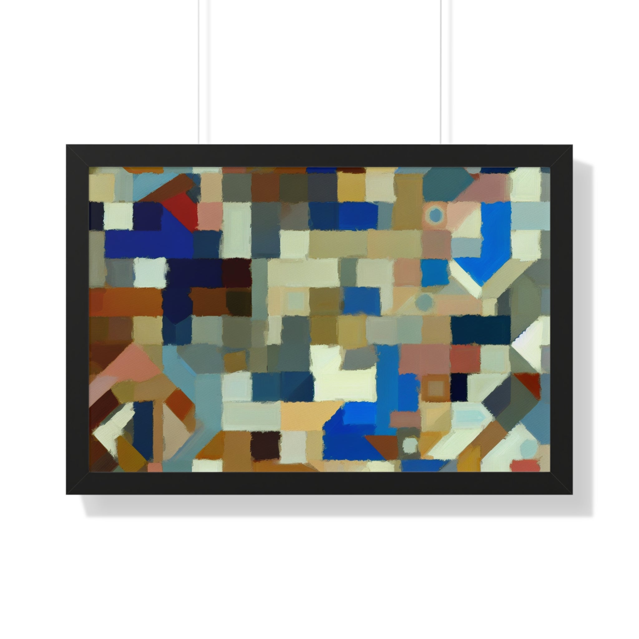 Fractured Symphony of Color | Framed Print