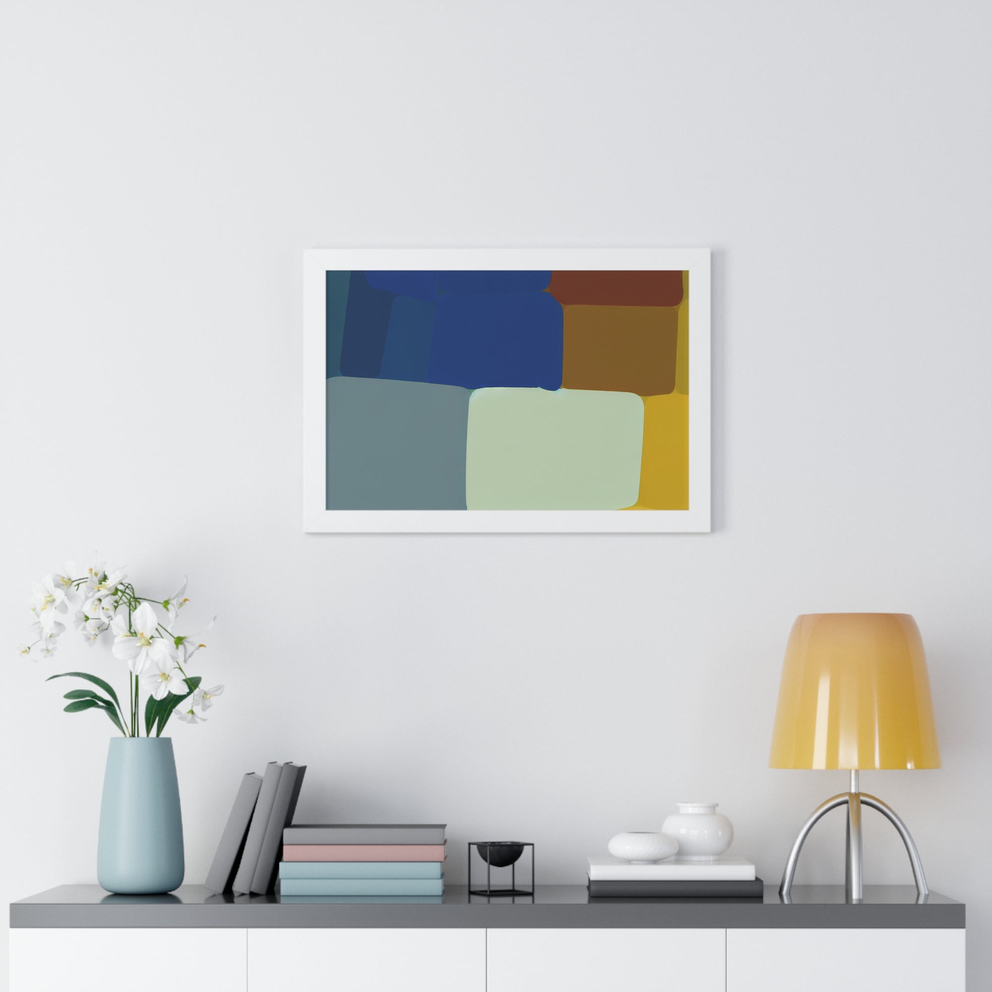 Fluid Harmony and Depth | Framed Print