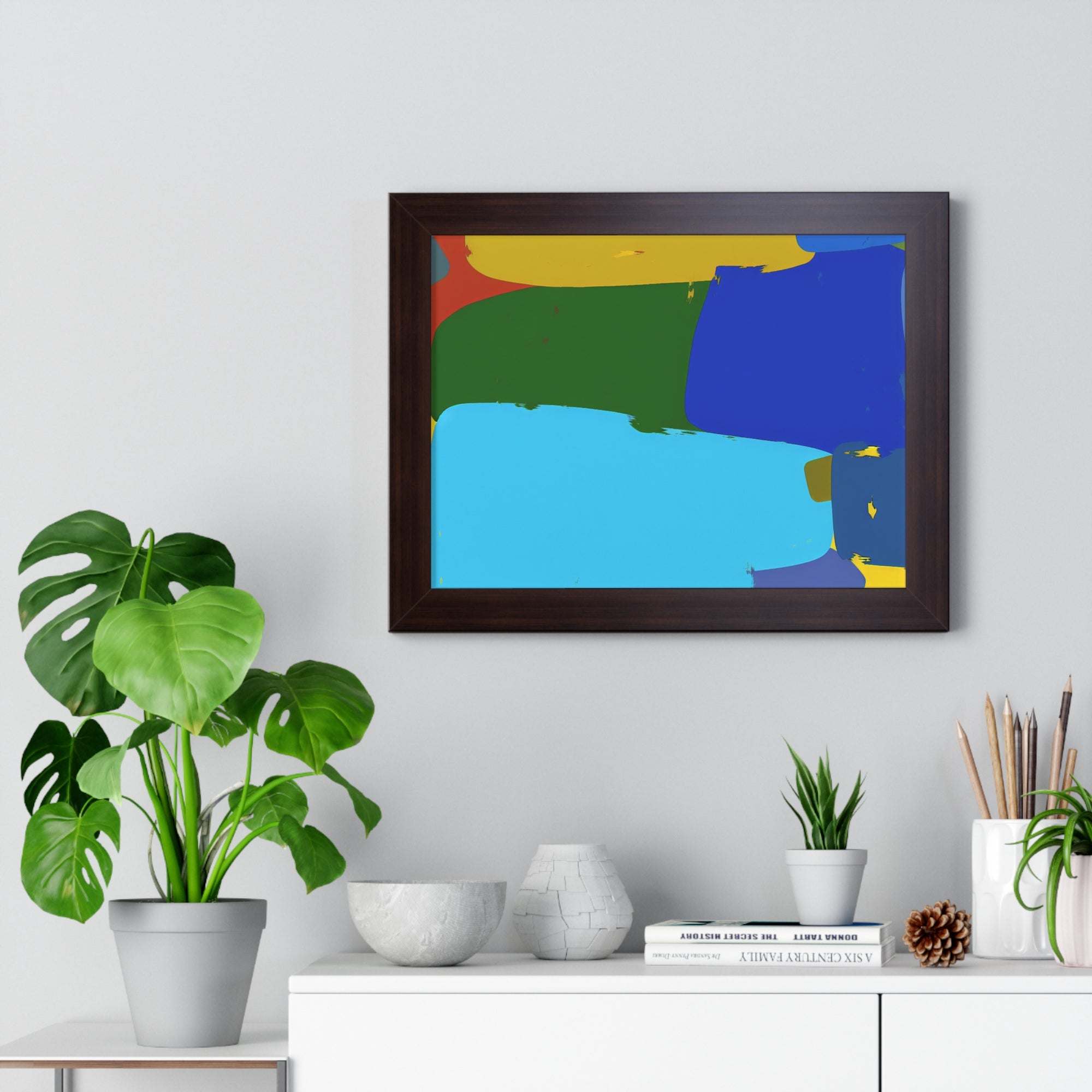 Vibrant Echoes of Energy | Framed Print