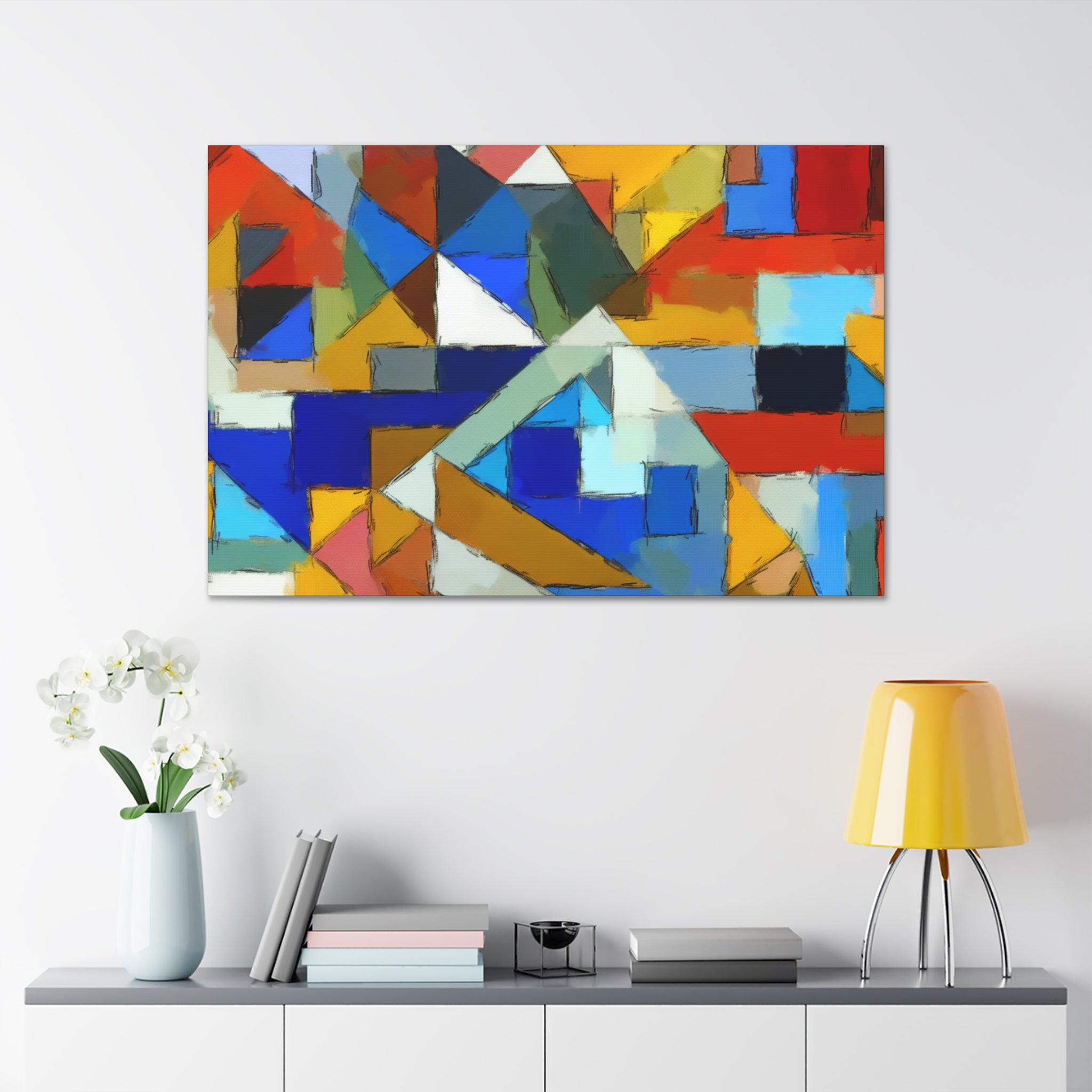 Geometric Pulse and Color | Canvas