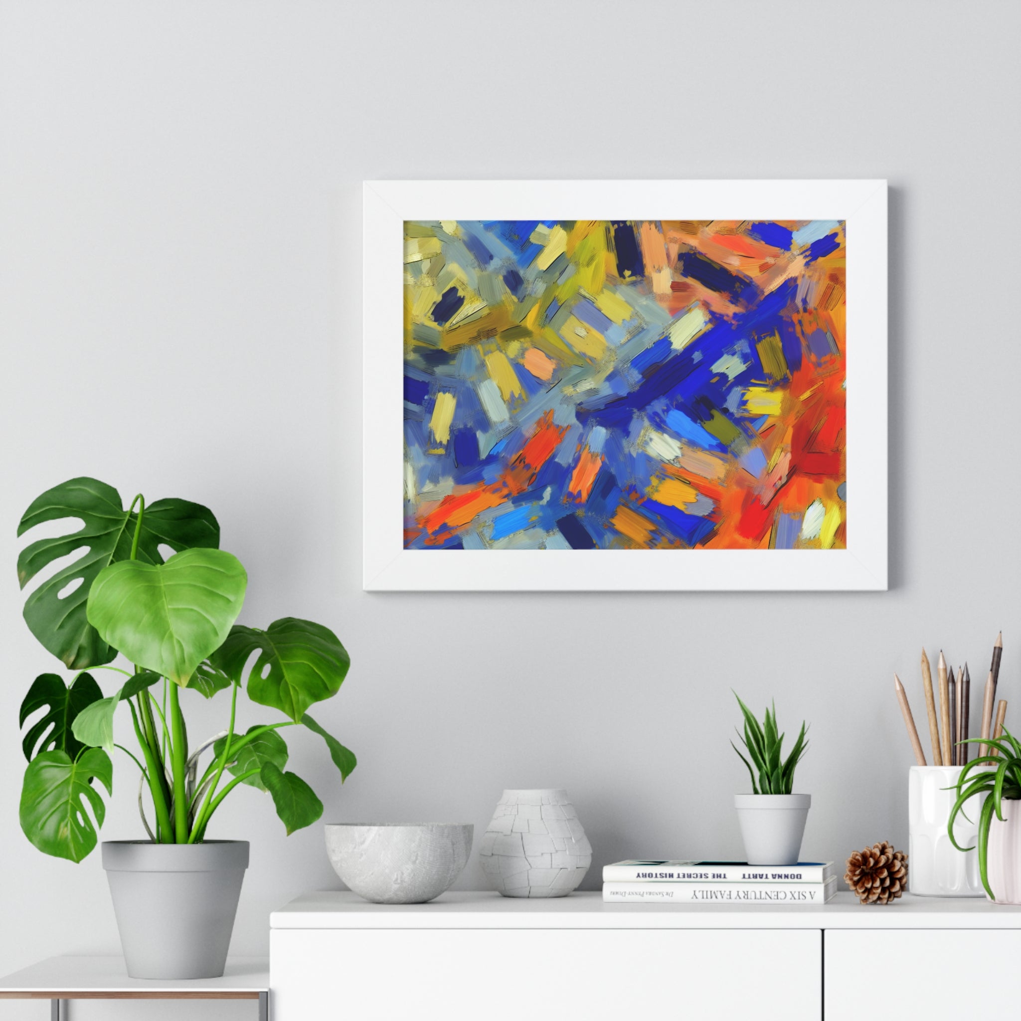 Chromatic Dance of Emotion | Framed Print