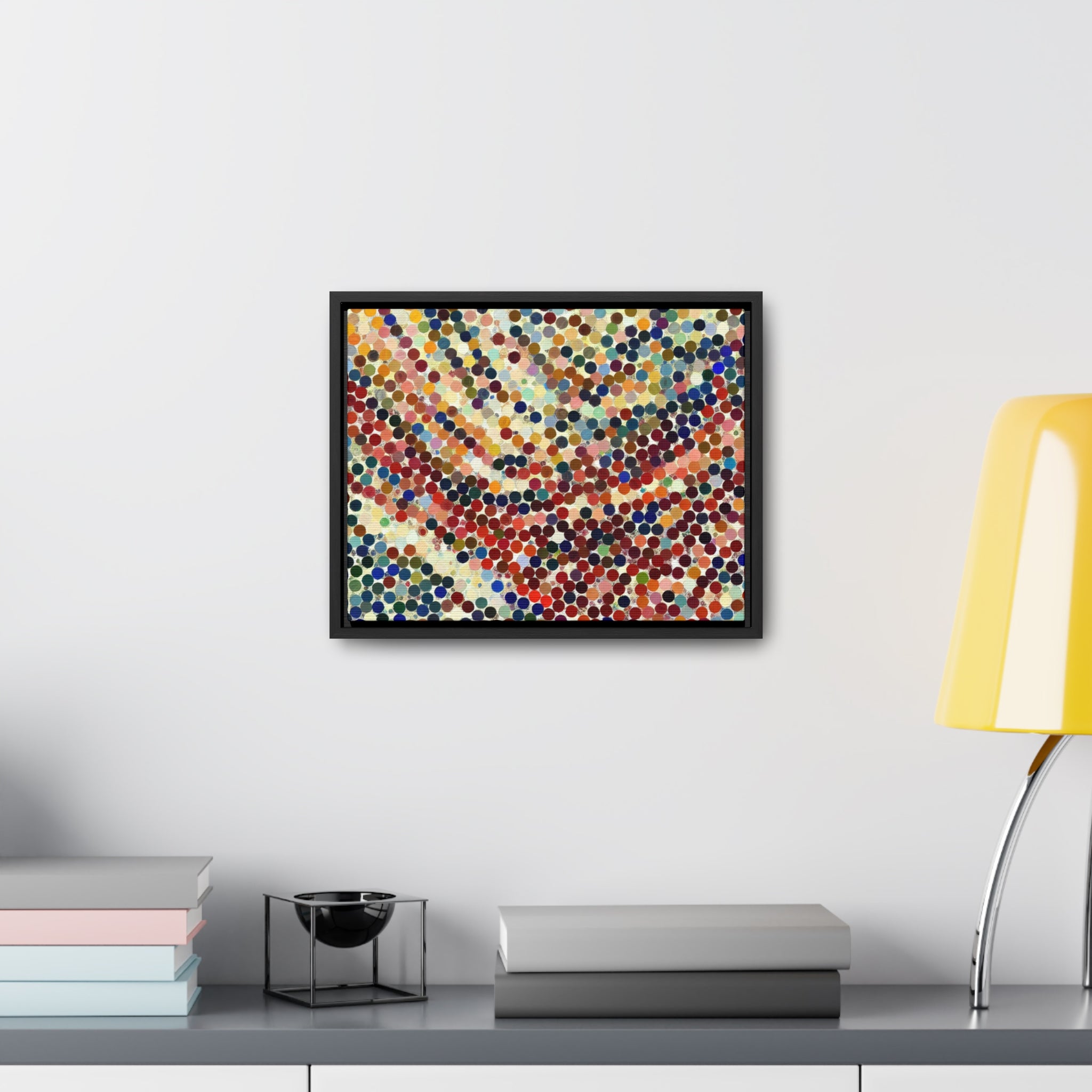 Waves of Colorful Whispers | Framed Canvas