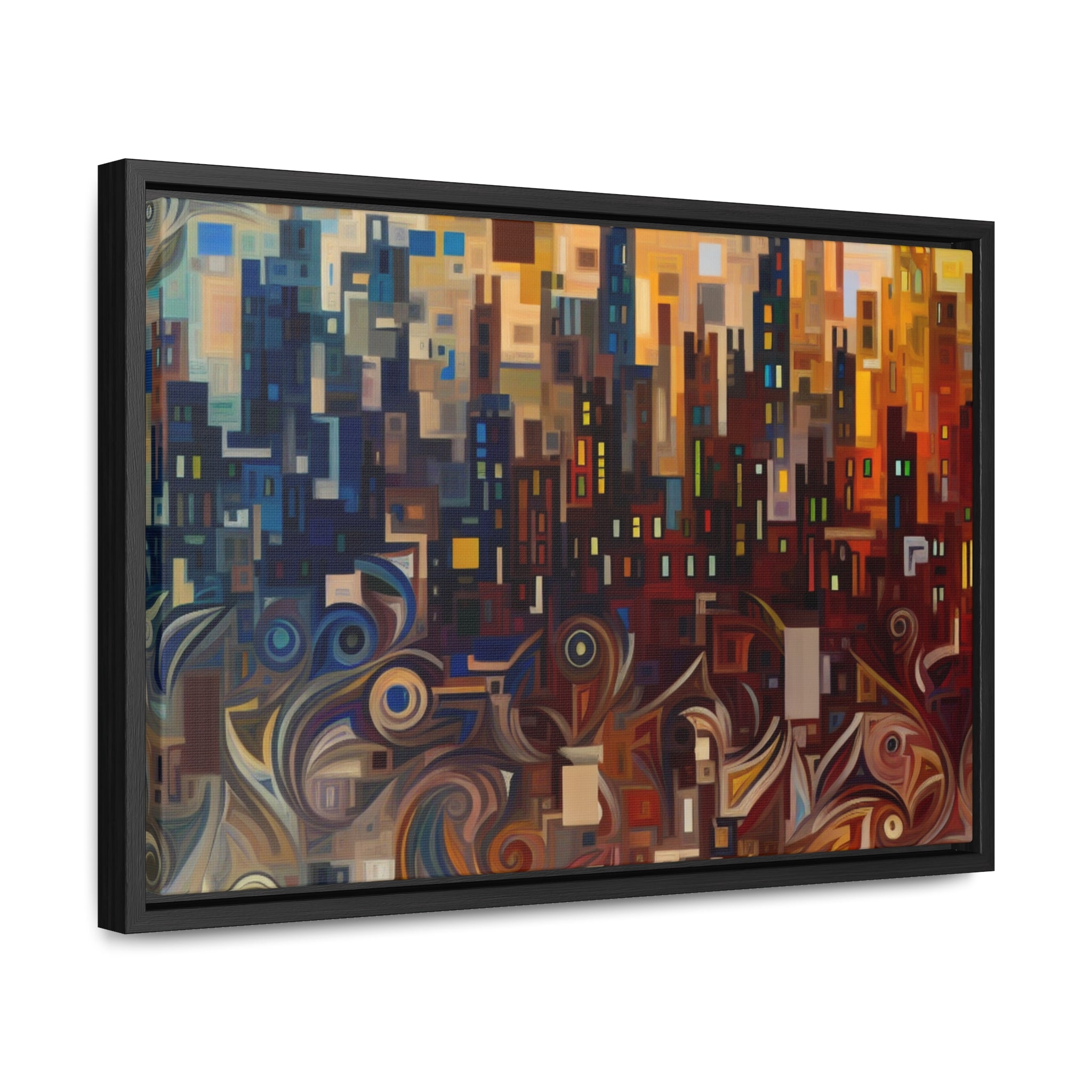 Metropolitan Rhythm | Framed Canvas