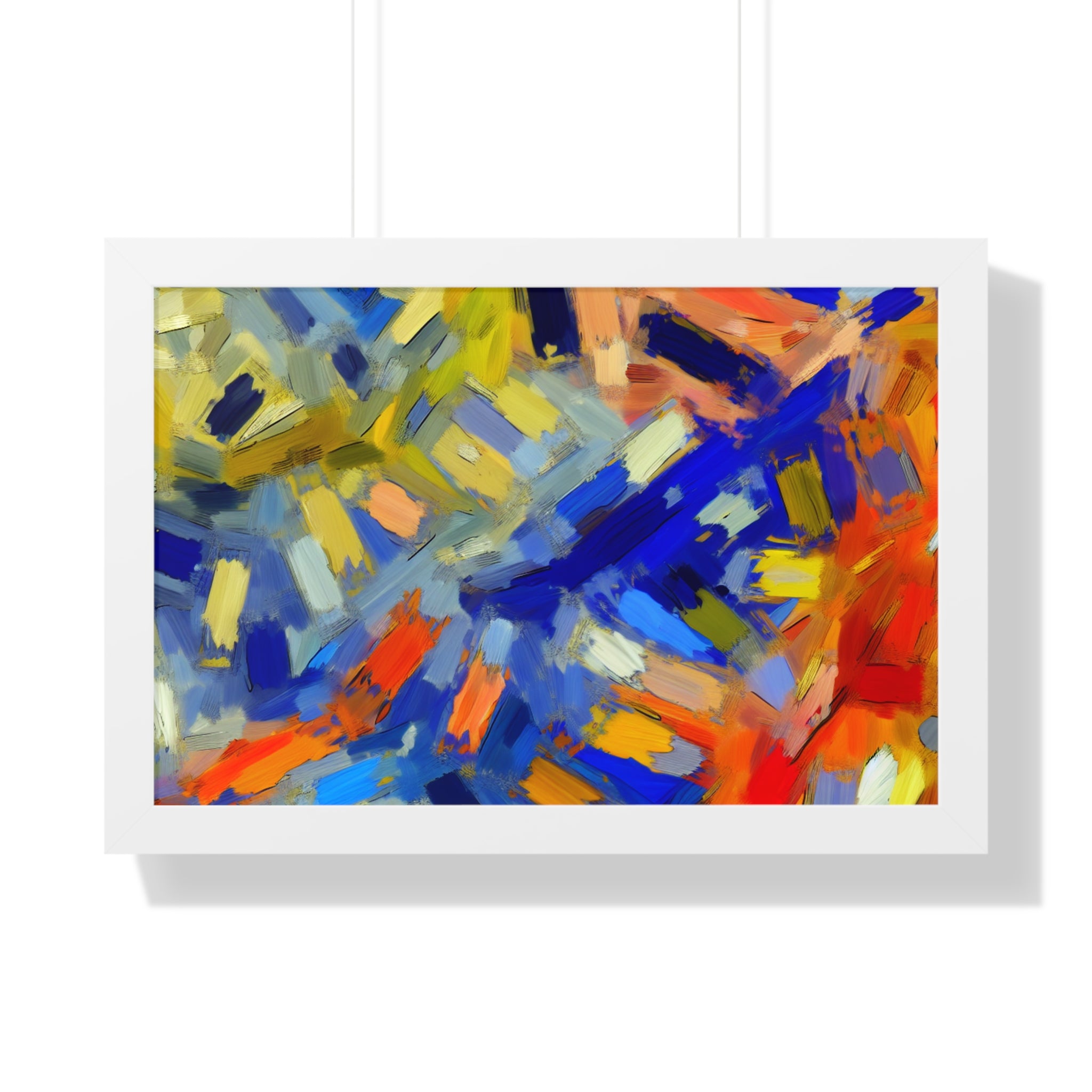 Chromatic Dance of Emotion | Framed Print